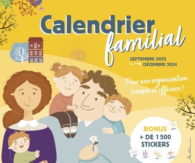 Calendrier familial 2023-2024 - Pour une organisation simple et efficace ! - Collectif Collectif - MILLESIMA