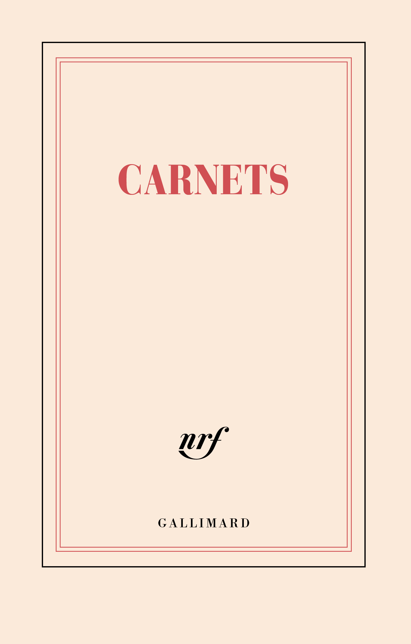 Carnet de papeterie "Carnets" -  Collectifs - GALLIMARD