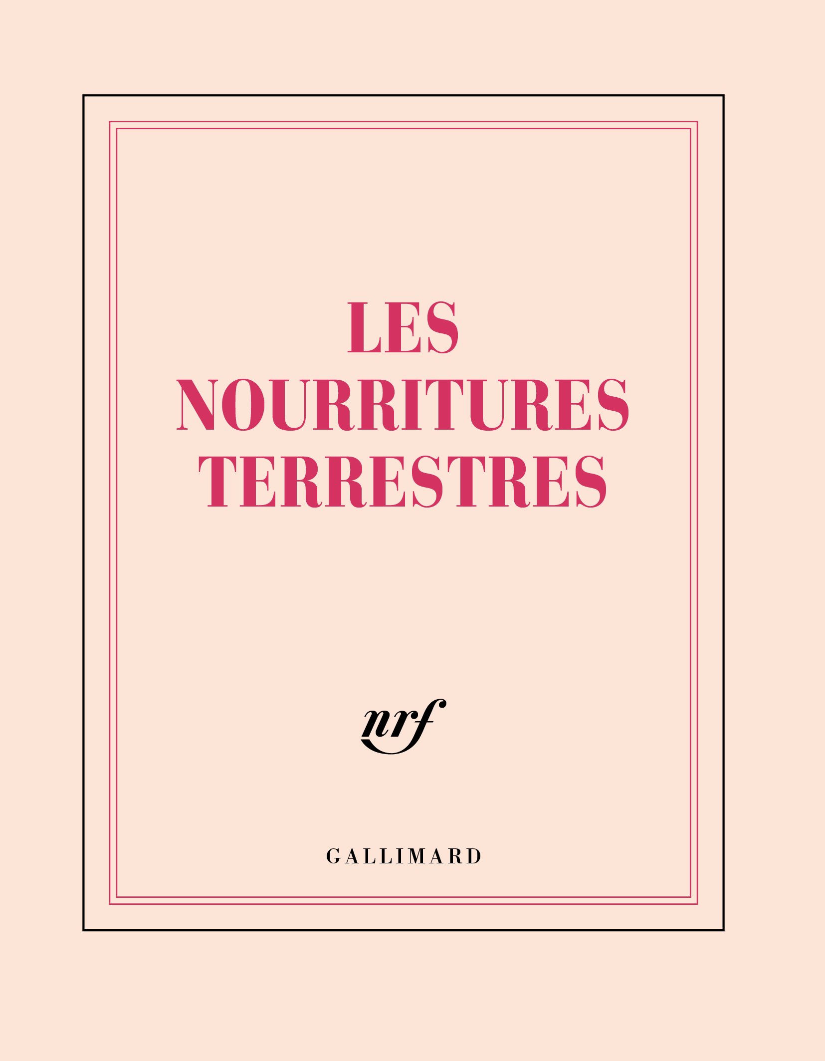 Carnet carré "Les nourritures terrestres" (papeterie) -  Collectifs - GALLIMARD