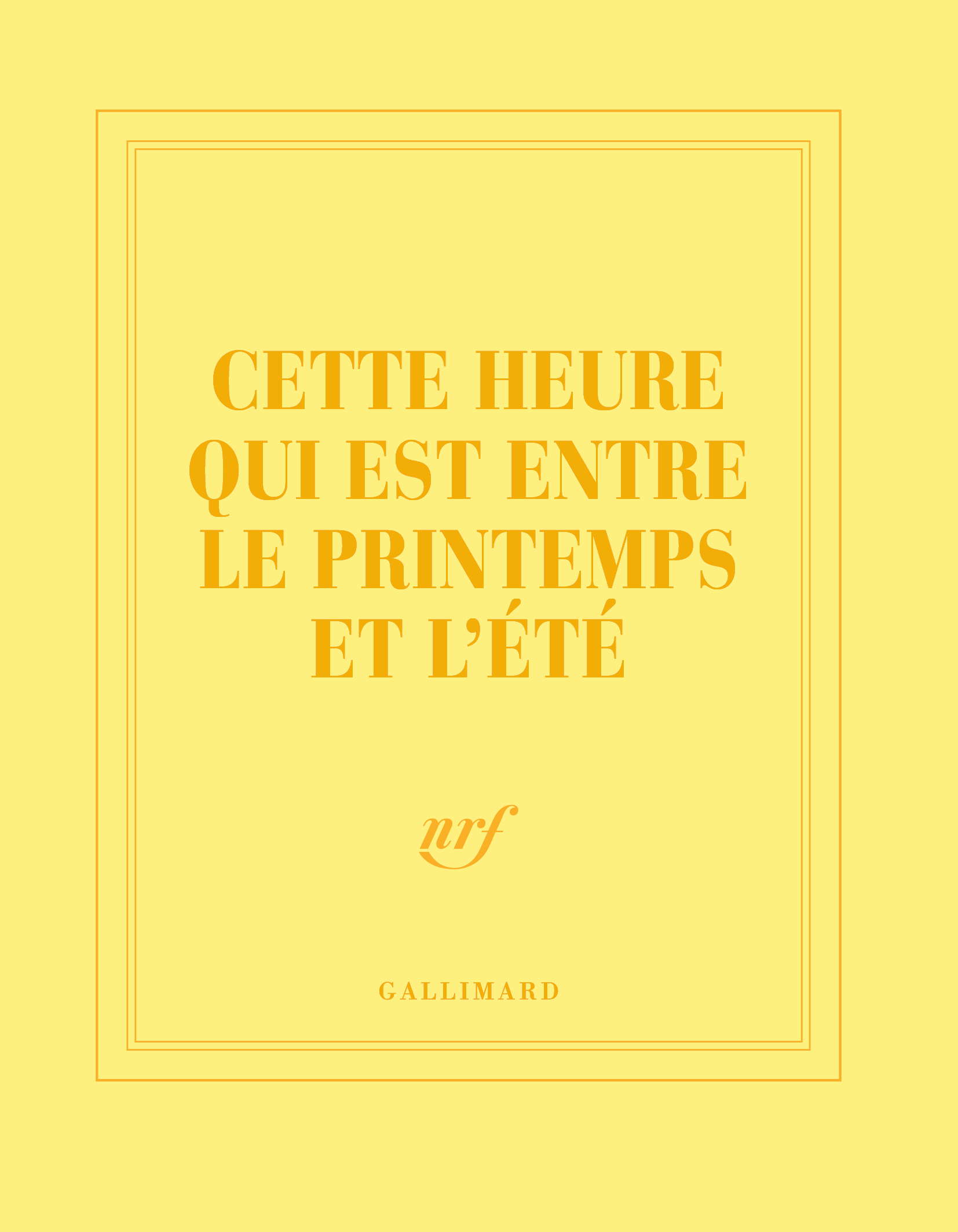 Carnet carré "Cette heure qui est entre le printemps et l'été" (papeterie) - Paul Claudel, Collectifs - GALLIMARD Carnet carré "Cette heure qui est entre le printemps et l'été" (papeterie) - Paul Claudel, Collectifs - GALLIMARD