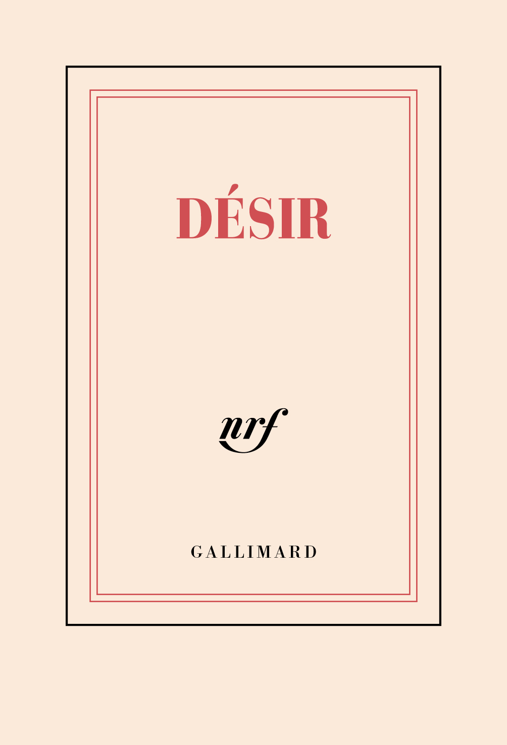 Carnet "Désir" (papeterie) -  Collectif,  Collectifs - GALLIMARD