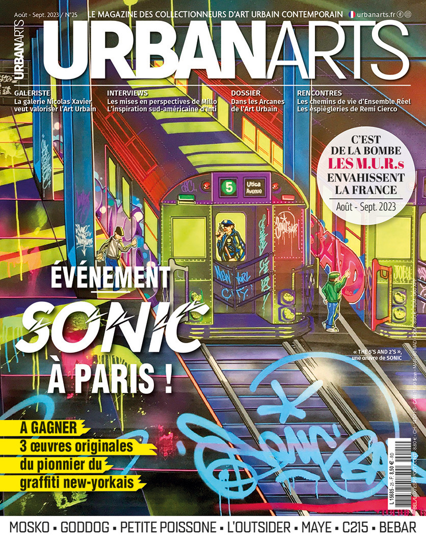 Urban Arts Magazine n°25 : Événement, Sonic à Paris ! - Août-Septembre 2023 -  COLLECTF - URBAN ARTS