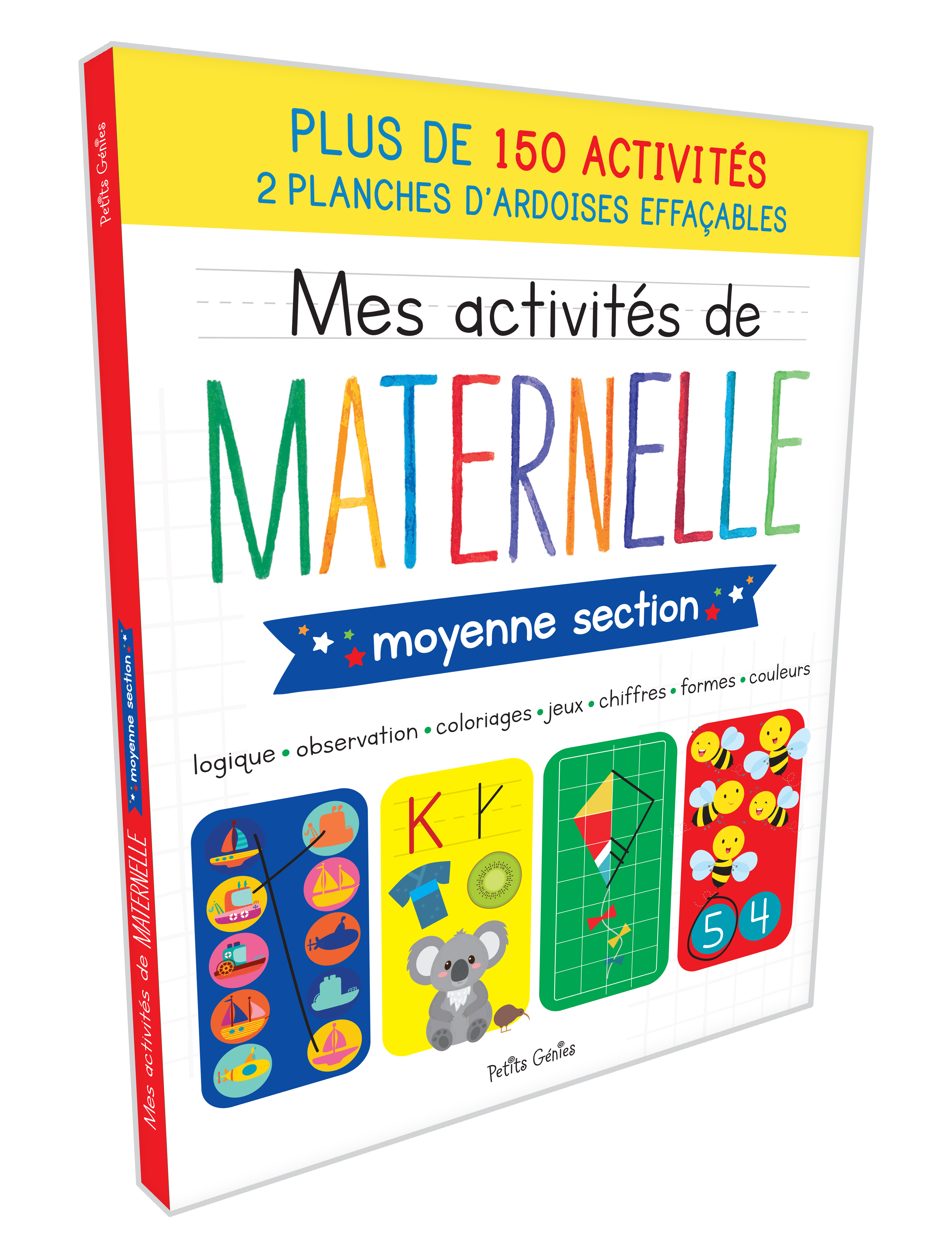 Mes activités de maternelle - Moyenne section  - Claire Chabot,  Shutterstock, Danielle Robichaud - PETITS GENIES