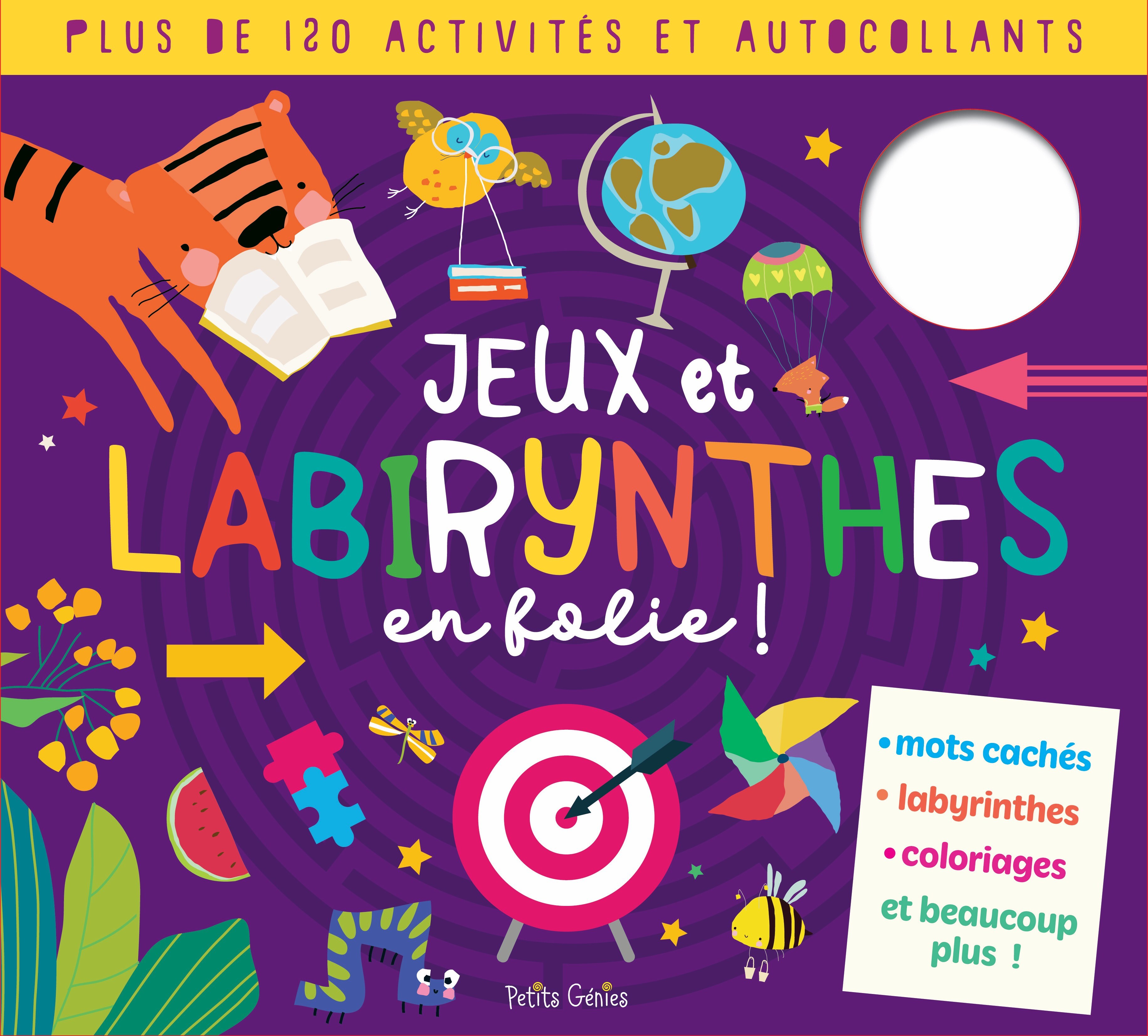 Jeux et labyrinthes en folie ! - CLAIRE SIMON - PETITS GENIES