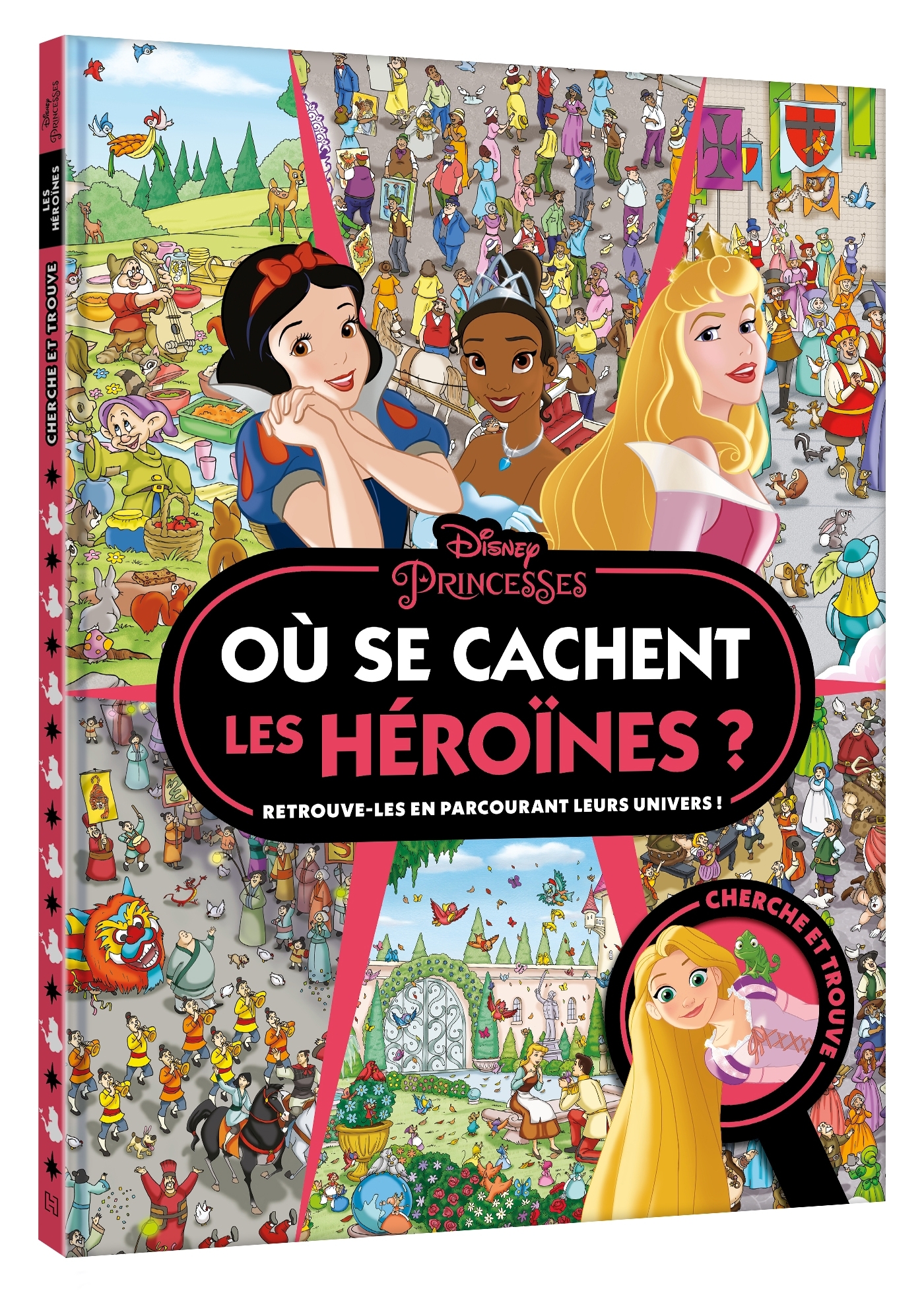 DISNEY PRINCESSES - Où se cachent les héroïnes ? - Cherche et trouve -  Collectif - DISNEY HACHETTE