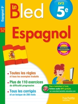 Cahier Bled - Espagnol 5e - Ana Bessais Caballero - HACHETTE EDUC