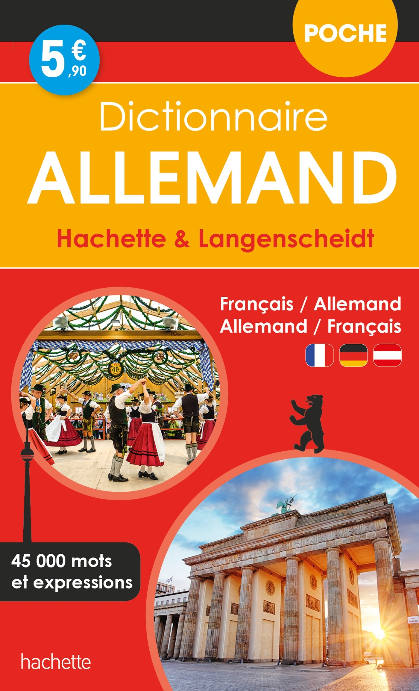 Dictionnaire Poche Hachette Langenscheidt - Bilingue Allemand -   - HACHETTE EDUC