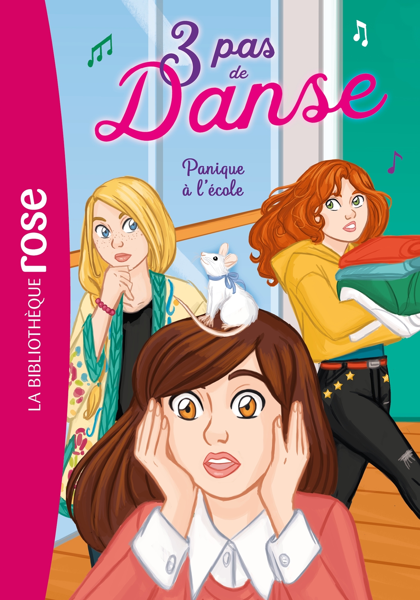 3 pas de danse 06 - Panique à l'école - Lisette Morival, Stéphanie Lezziero - HACHETTE JEUN.