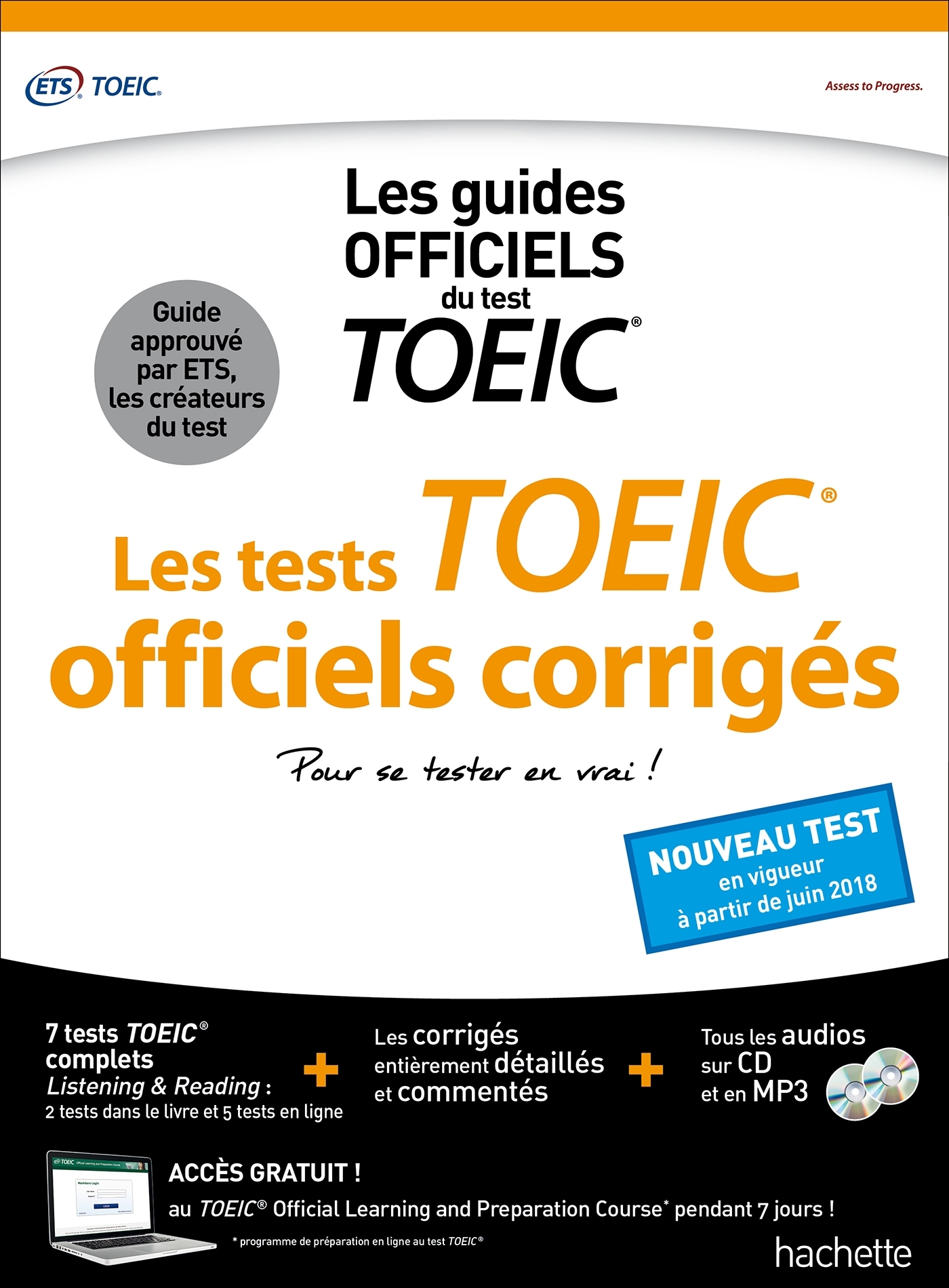 TOEIC ® : les tests officiels corrigés (conforme au nouveau test TOEIC®) - ETS ETS - HACHETTE EDUC