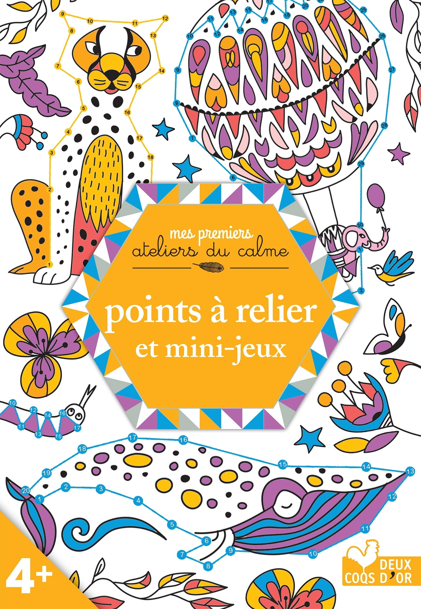 Points à relier et mini jeux - CINZIA SILEO, Claire Moulor - DEUX COQS D OR