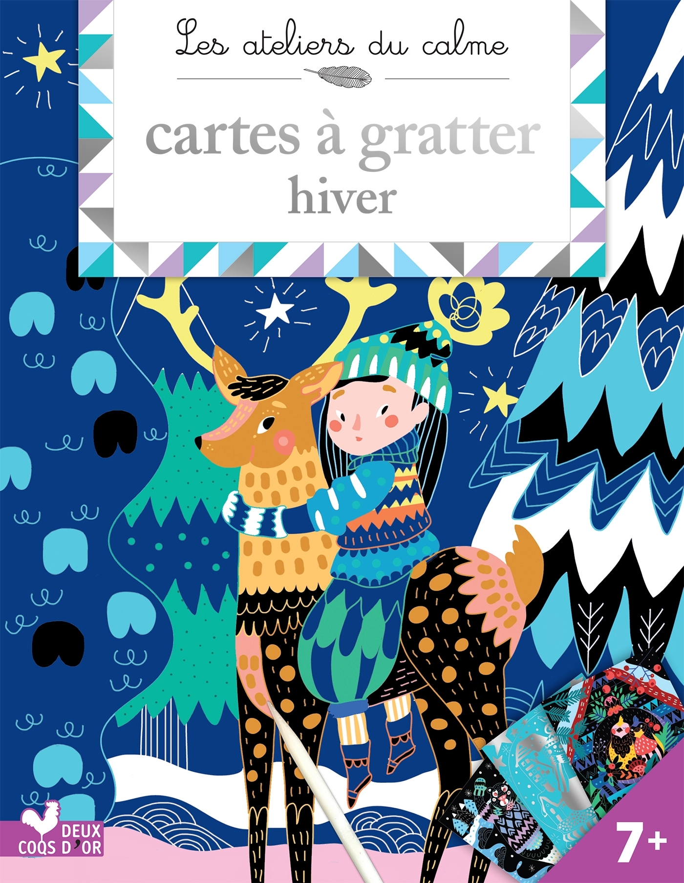 cartes à gratter hiver - CINZIA SILEO - DEUX COQS D OR