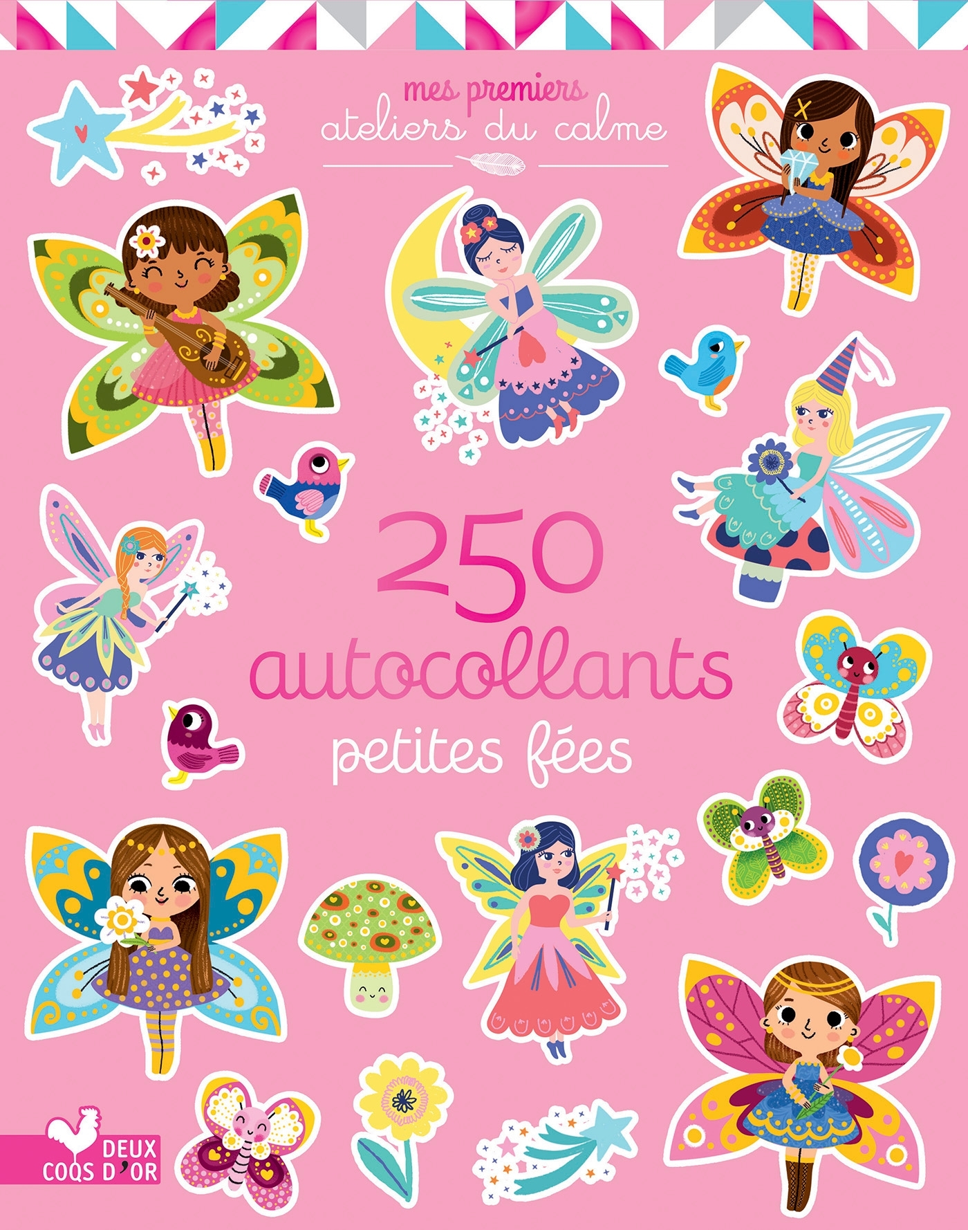 250 autocollants - petites fées - Sonia Baretti, Émilie Lapeyre - DEUX COQS D OR