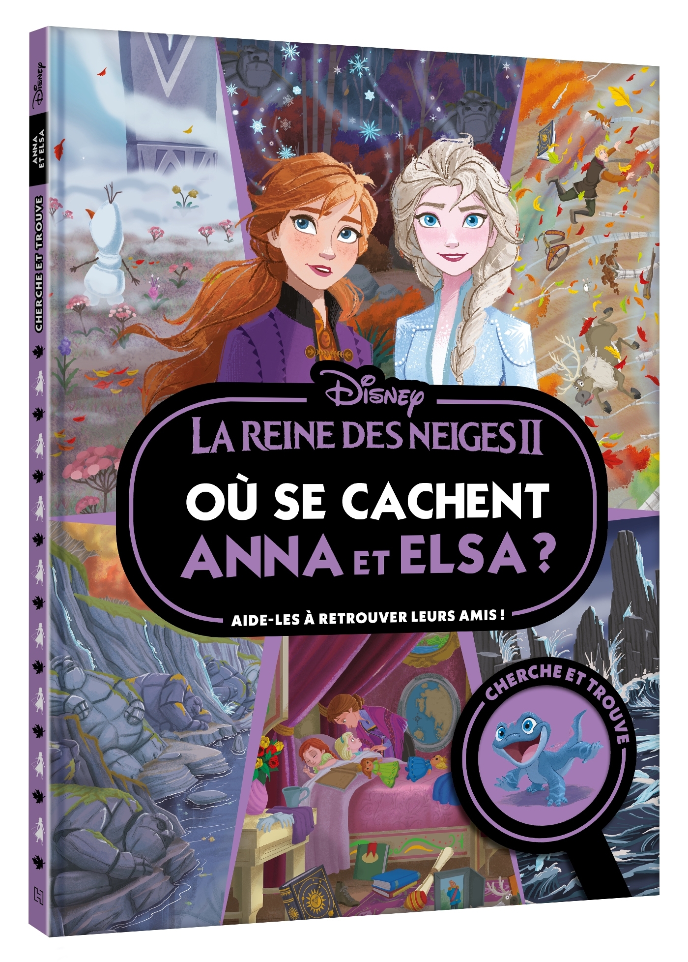 LA REINE DES NEIGES 2 - Où se cachent Anna et Elsa ? - Cherche et trouve - Disney -  Collectif - DISNEY HACHETTE