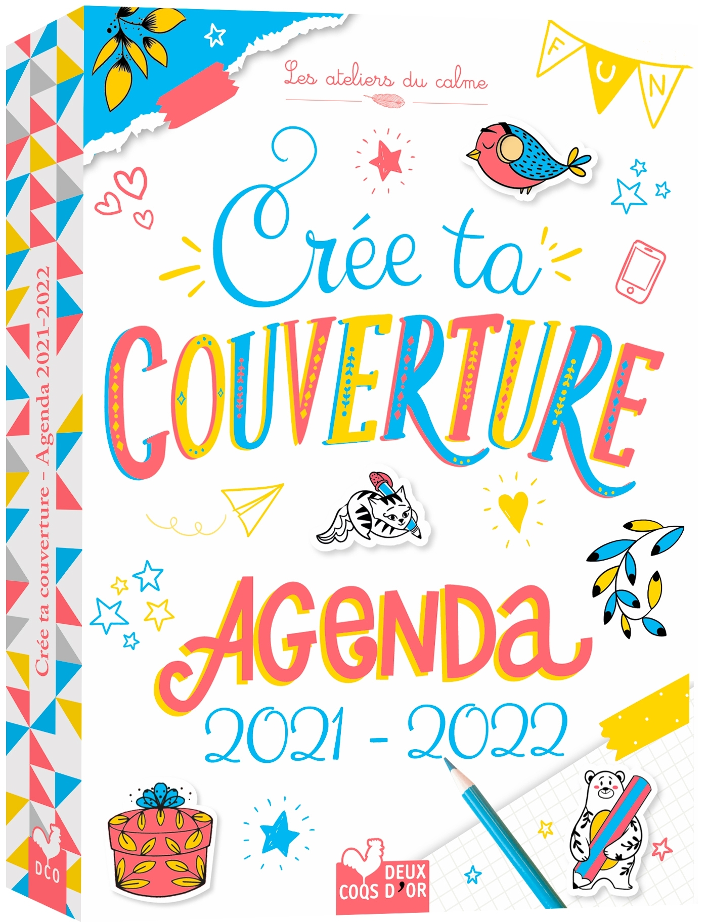 Crée ta couverture - Agenda 2021/2022 - Lili la Baleine Lili la Baleine - DEUX COQS D OR