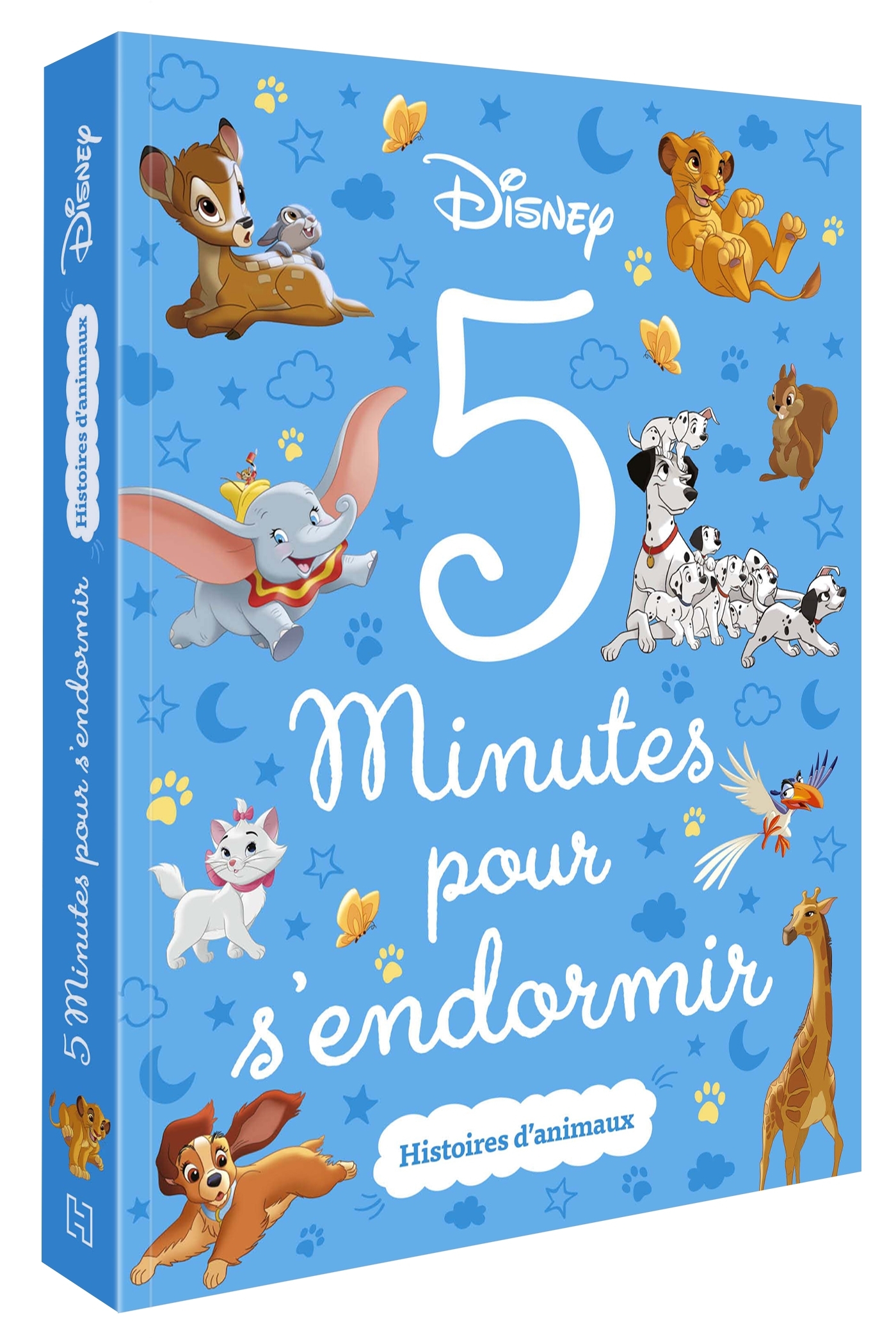 DISNEY CLASSIQUES - 5 Minutes pour s'endormir - Histoires d'animaux -  Collectif - DISNEY HACHETTE