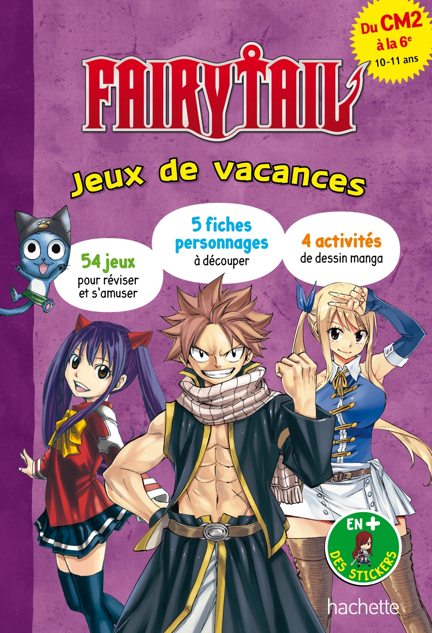 Fairy Tail - Jeux de vacances 2024 - Du CM2 à la 6e - Elisabeth Raoul - HACHETTE EDUC