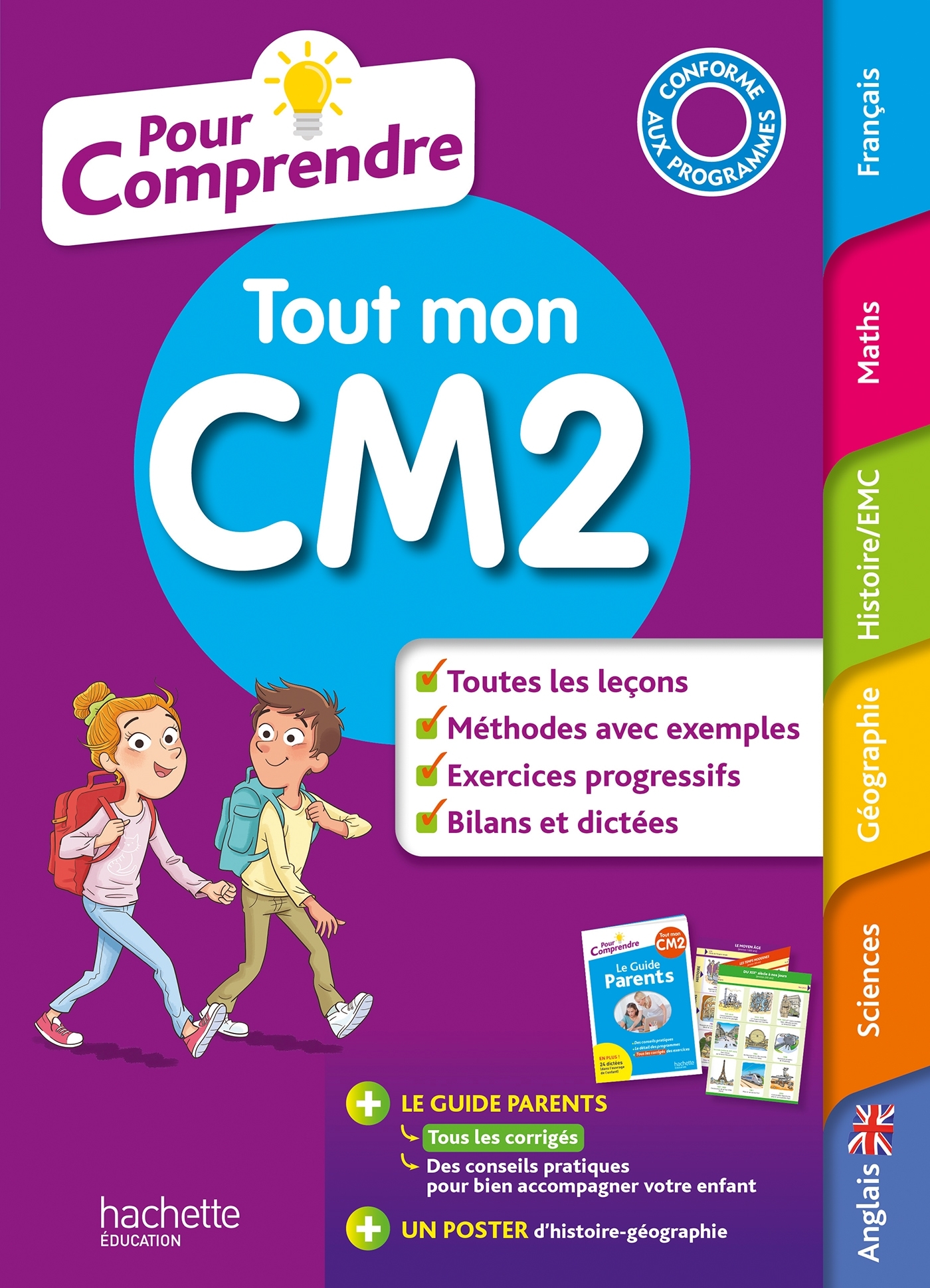 Pour comprendre Tout mon CM2 - Jack Guichard, Jean-Étienne Hérété, Fabienne Dachet, Laure Brémont, Pierre Brémont, Séverine Chatelain, Pascale Huet, Julien Flamand - HACHETTE EDUC