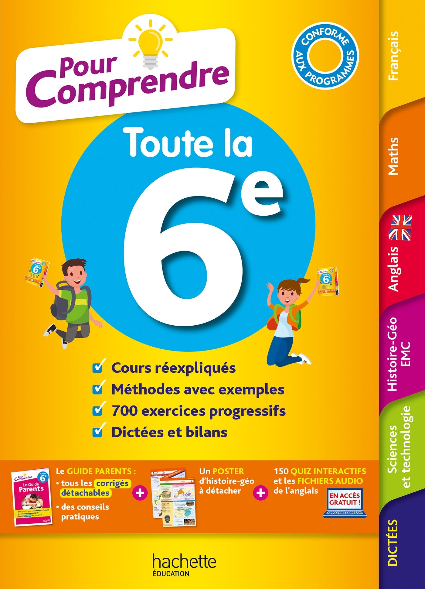 Pour comprendre Toute la 6e - Michèle Blanc, André Michoux, Catherine Reynaud, Pierre Reynaud, Isabelle Lisle, Sébastien Dessaint, Malorie Gorillot - HACHETTE EDUC