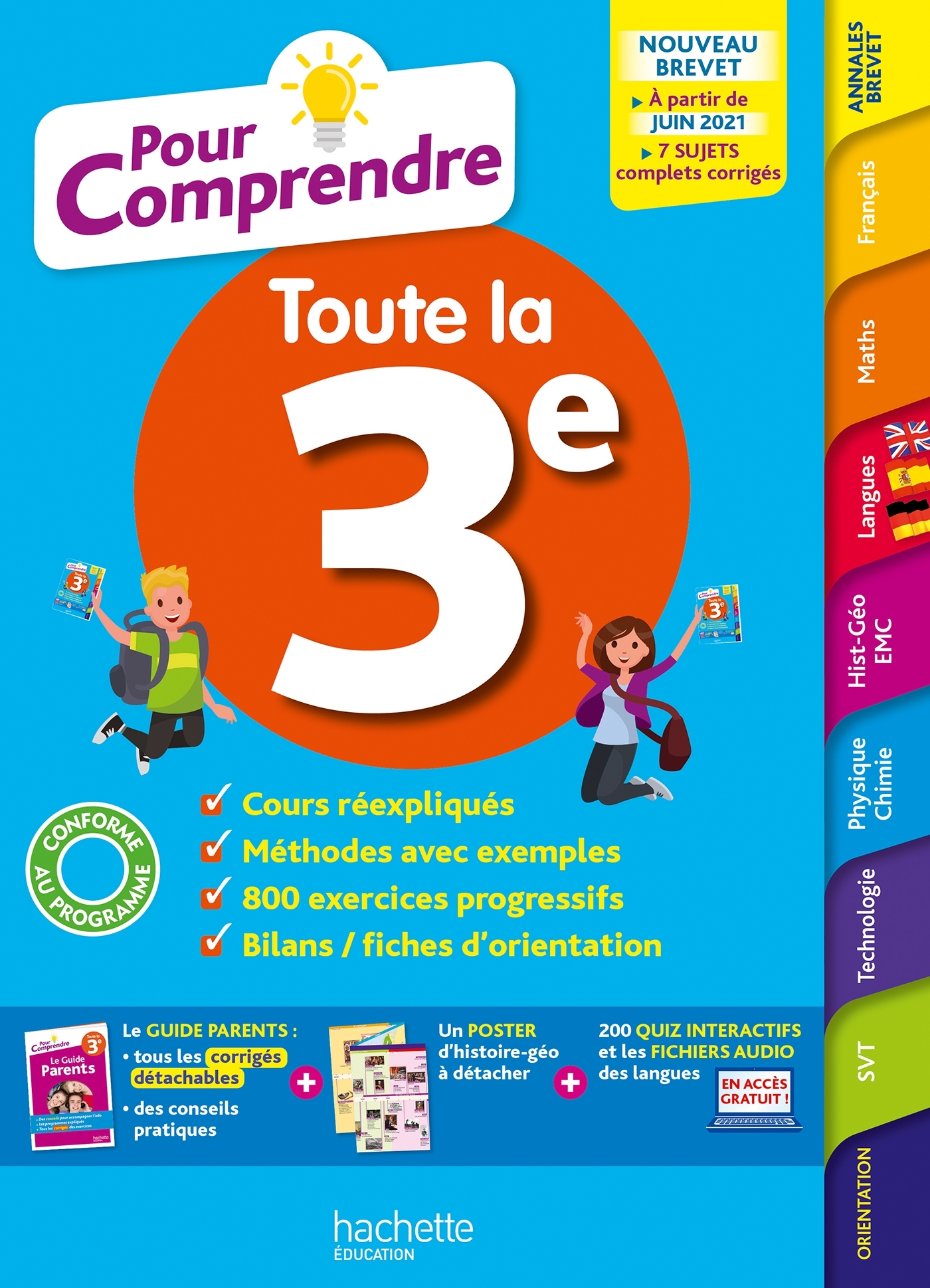 Pour comprendre Toute la 3e - Isabelle Lisle, Ulrike Jacqueroud, Christophe Saïsse, Sébastien Dessaint, Fabienne Ottevaere, Brigitte Réauté, Michèle Laskar, Philippe Rousseau, Malorie Gorillot, Michèle Blanc, Dominique Dejean, André Michoux, Oscar Torres 