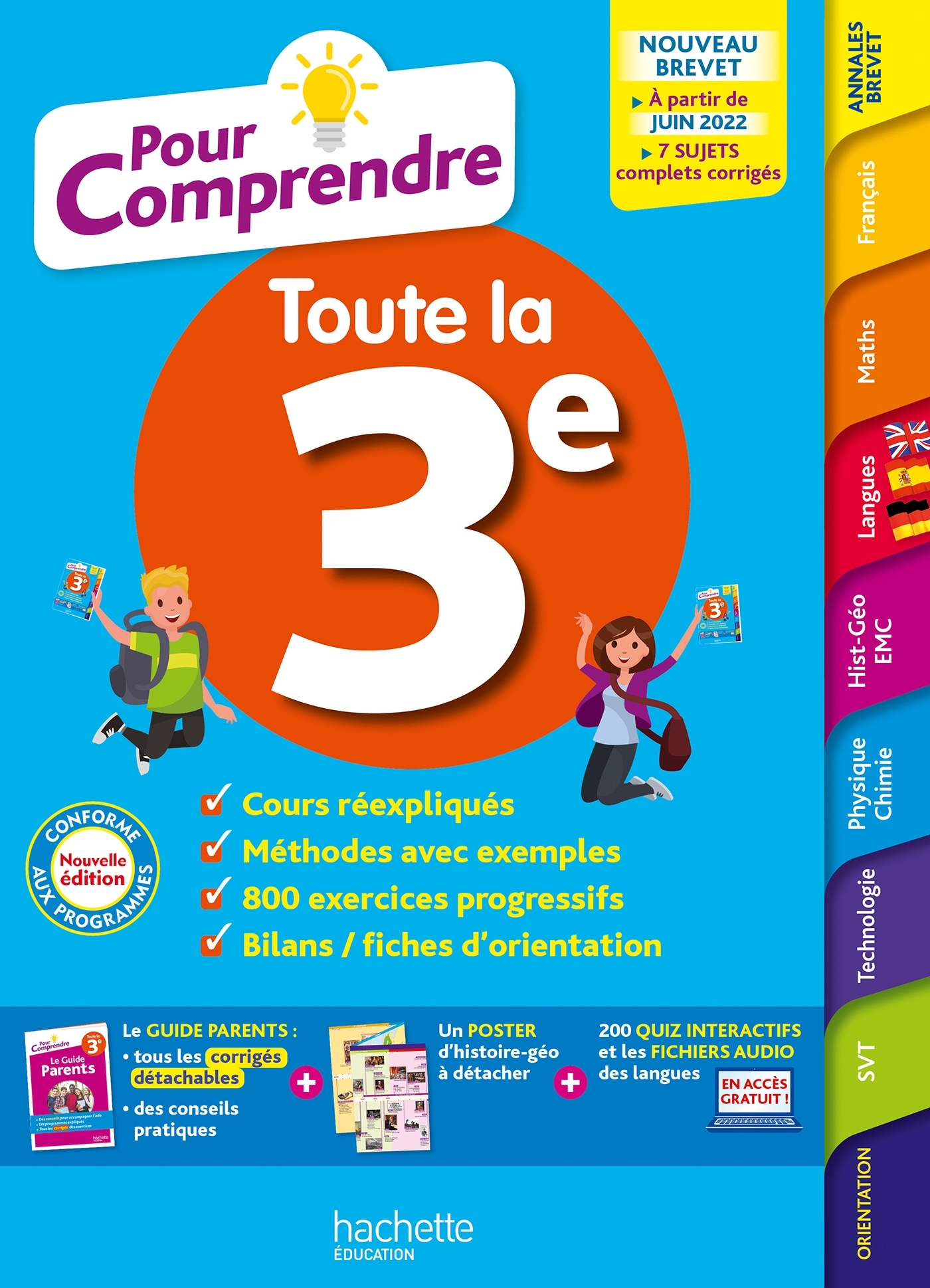 Pour comprendre Toute la 3e - Isabelle Lisle, Ulrike Jacqueroud, Christophe Saïsse, Sébastien Dessaint, Fabienne Ottevaere, Brigitte Réauté, Michèle Laskar, Philippe Rousseau, Malorie Gorillot, Michèle Blanc, Dominique Dejean, André Michoux, Oscar Torres 