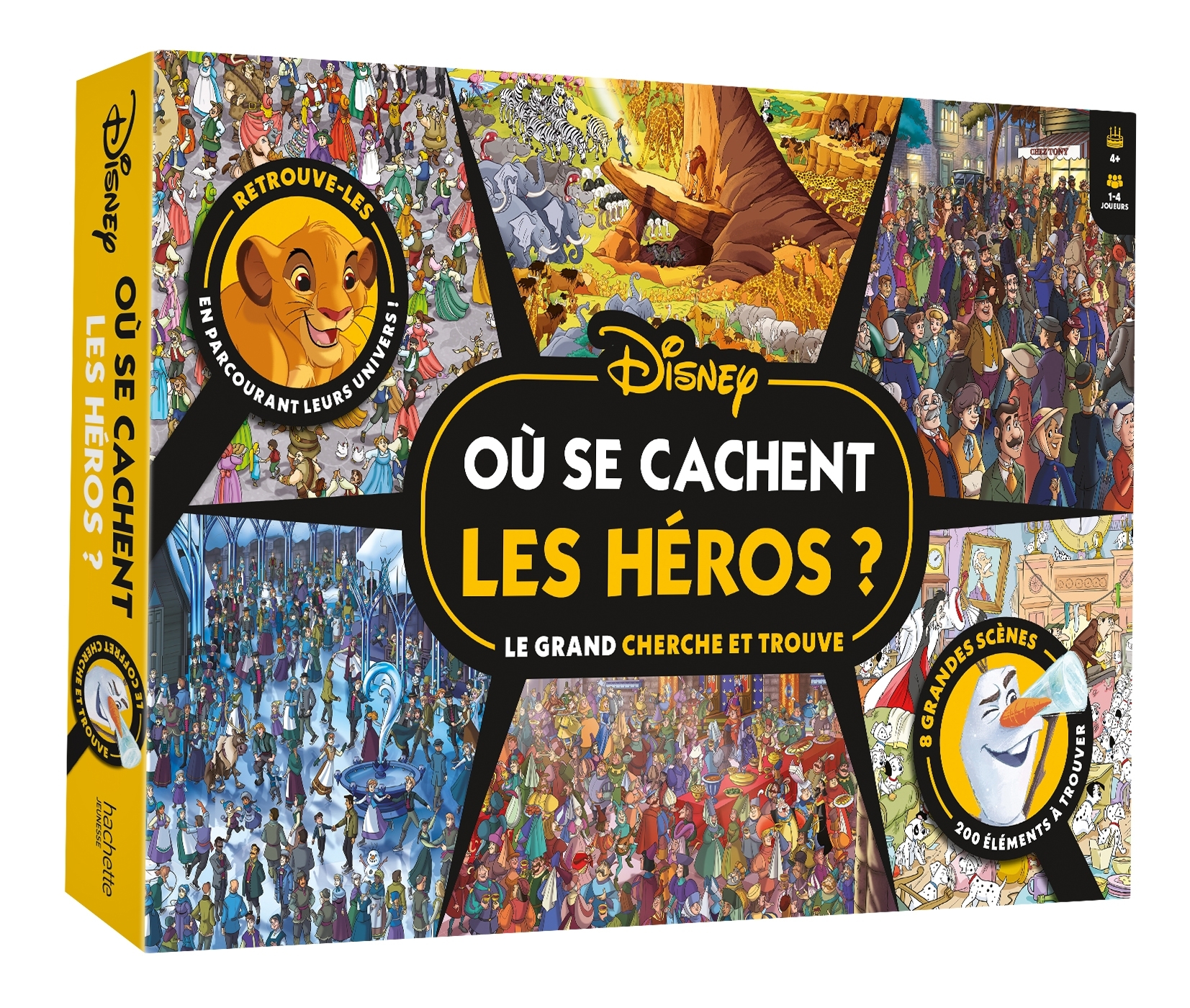 DISNEY - Coffret de jeu Cherche et trouve - Où se cachent les héros Disney ? - XXX - DISNEY HACHETTE