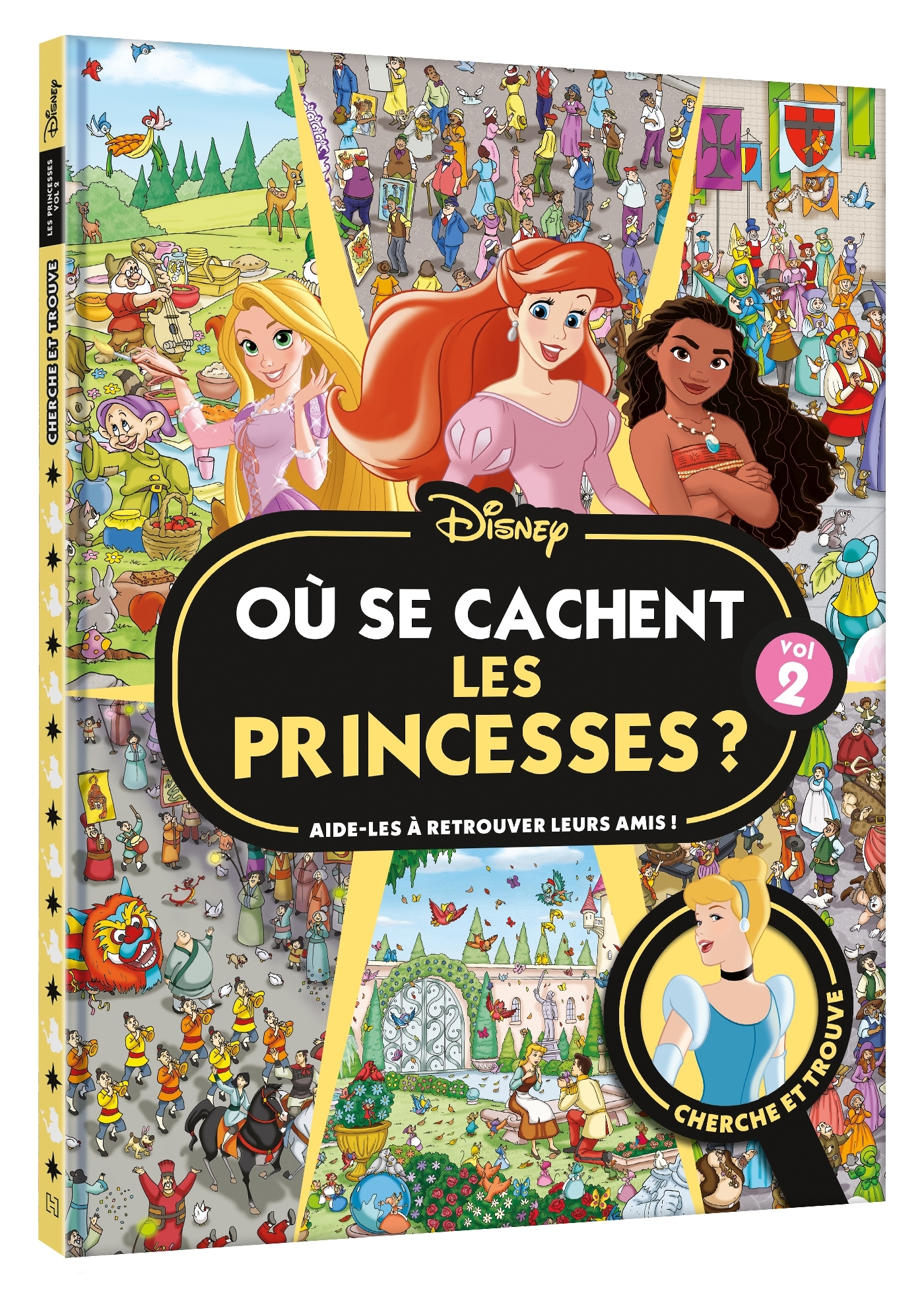 DISNEY PRINCESSES - Où se cachent les princesses ? Vol. 2 - Cherche et trouve - XXX - DISNEY HACHETTE