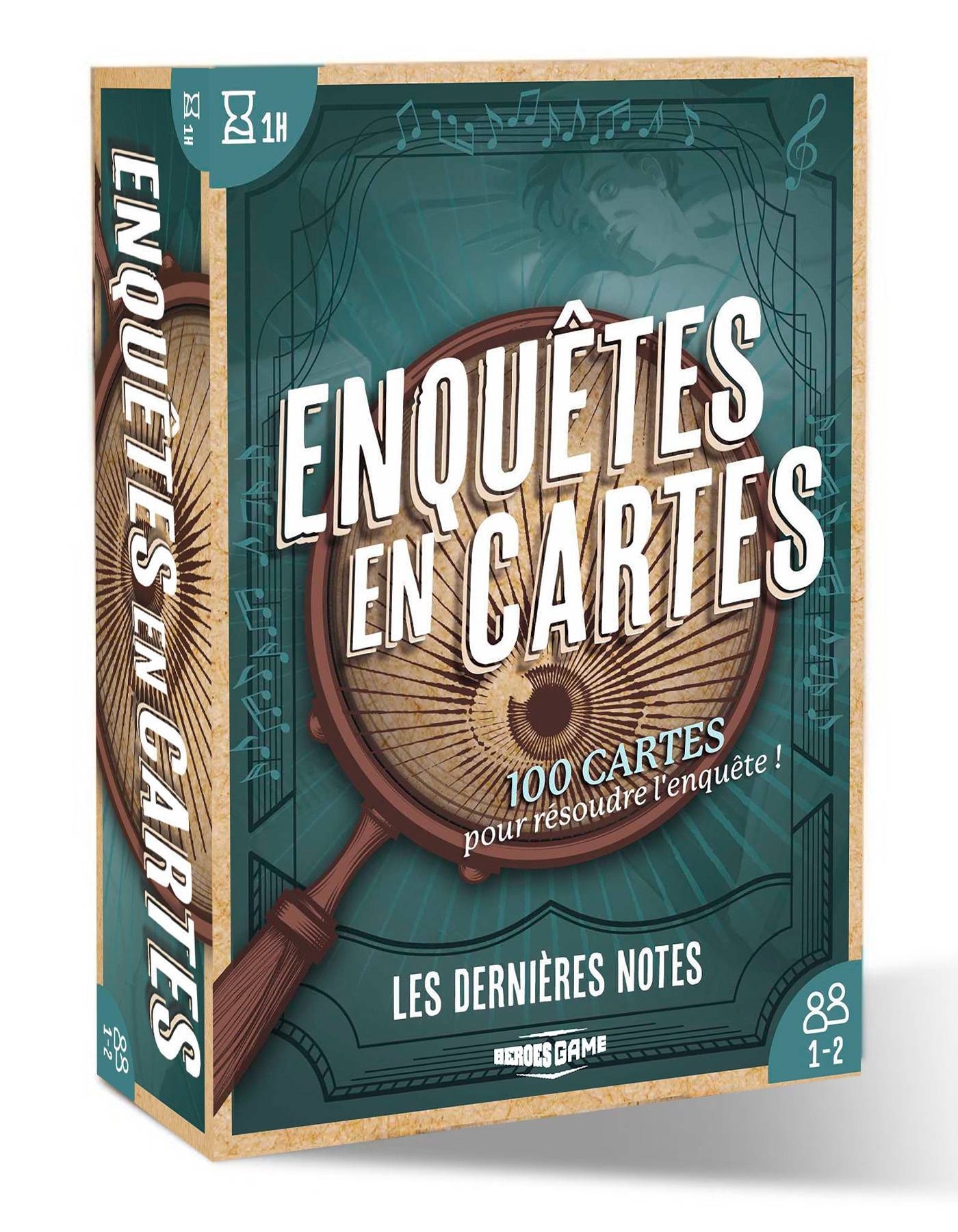 Enquêtes en cartes - Les dernières notes - Fabien Fernandez - HACHETTE HEROES