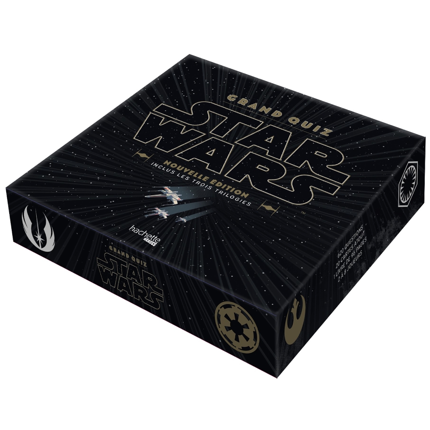 Grand Quiz Star Wars (édition augmentée) -   - HACHETTE HEROES