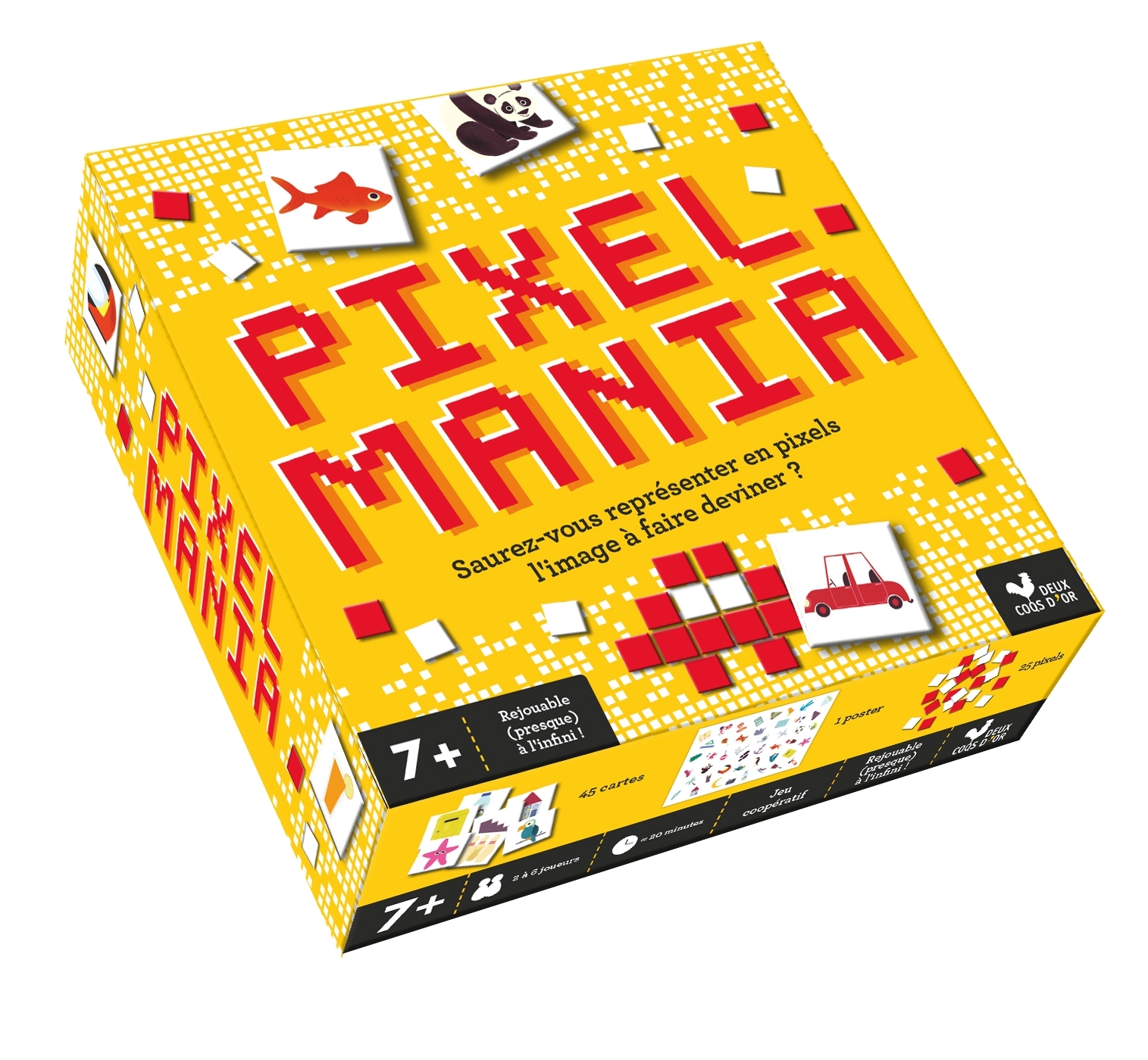 Pixelmania - boite avec accessoires - Romaric Galonnier, Claire Wortemann - DEUX COQS D OR