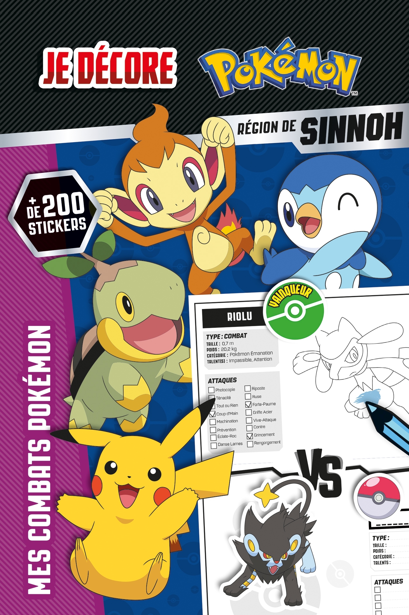 Pokémon - Je décore (région de Sinnoh) - XXX - HACHETTE JEUN.