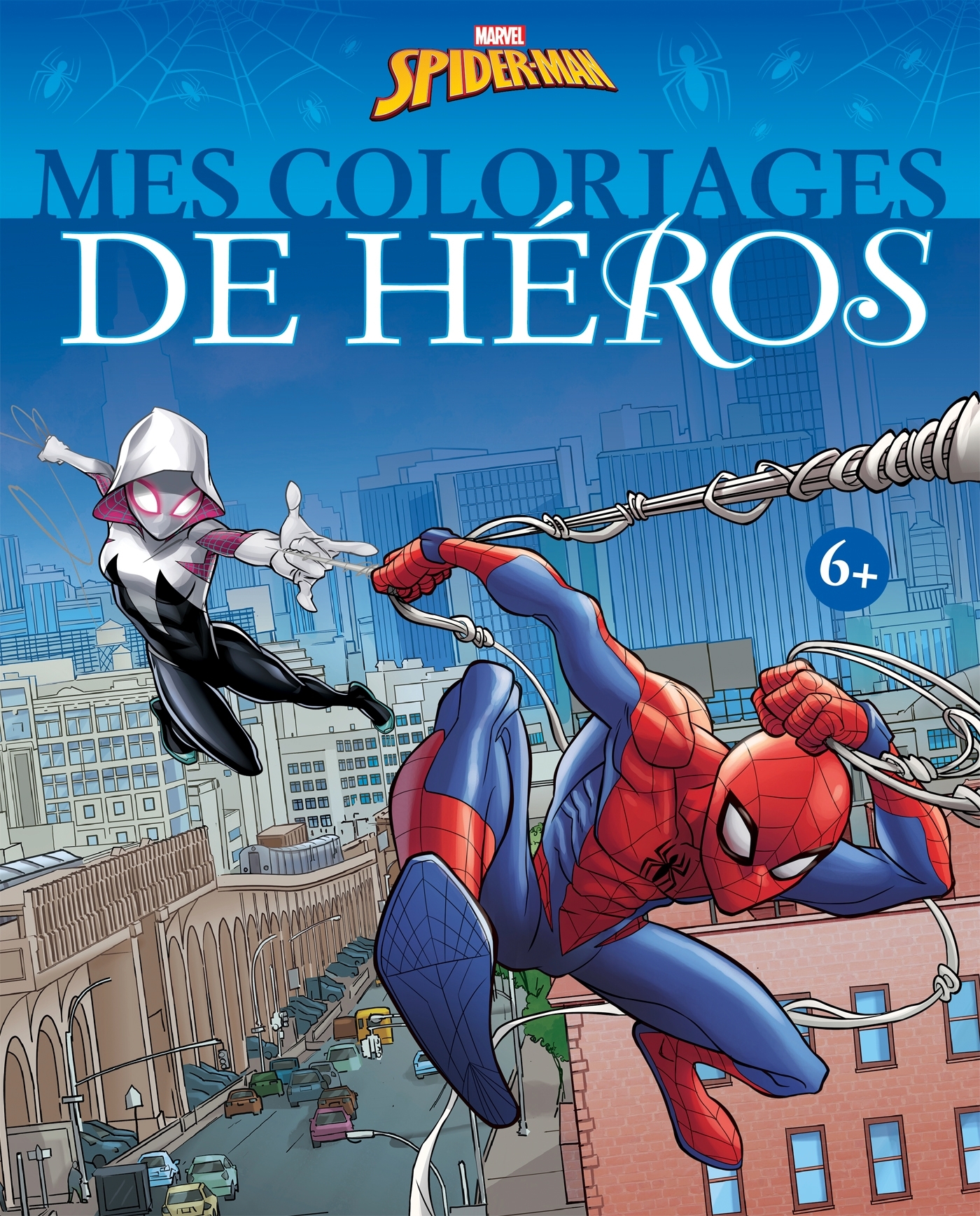 SPIDER-MAN - Mes coloriages de héros - MARVEL - XXX - DISNEY HACHETTE