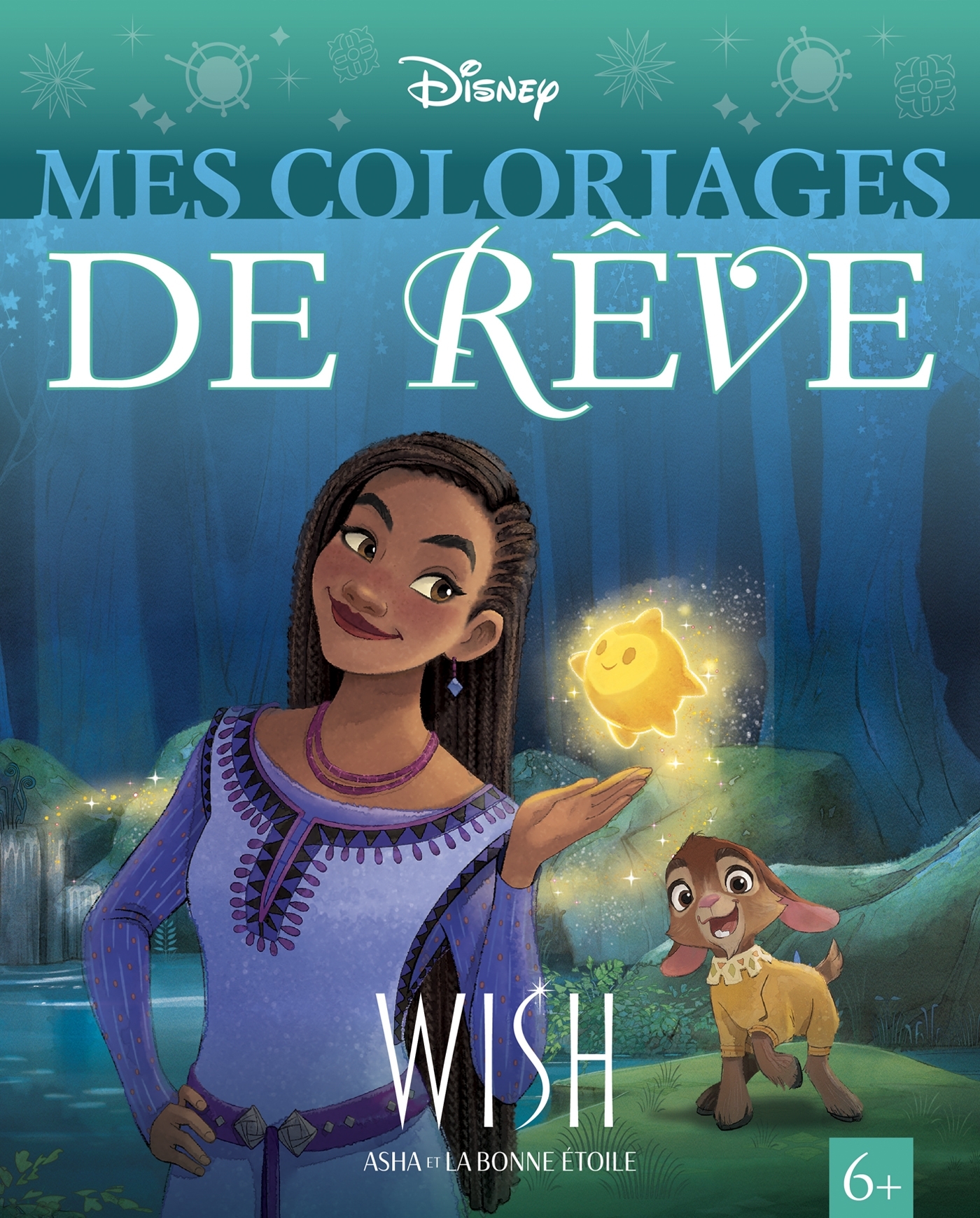 WISH, ASHA ET LA BONNE ÉTOILE - Mes Coloriages de Rêve - Disney - XXX - DISNEY HACHETTE