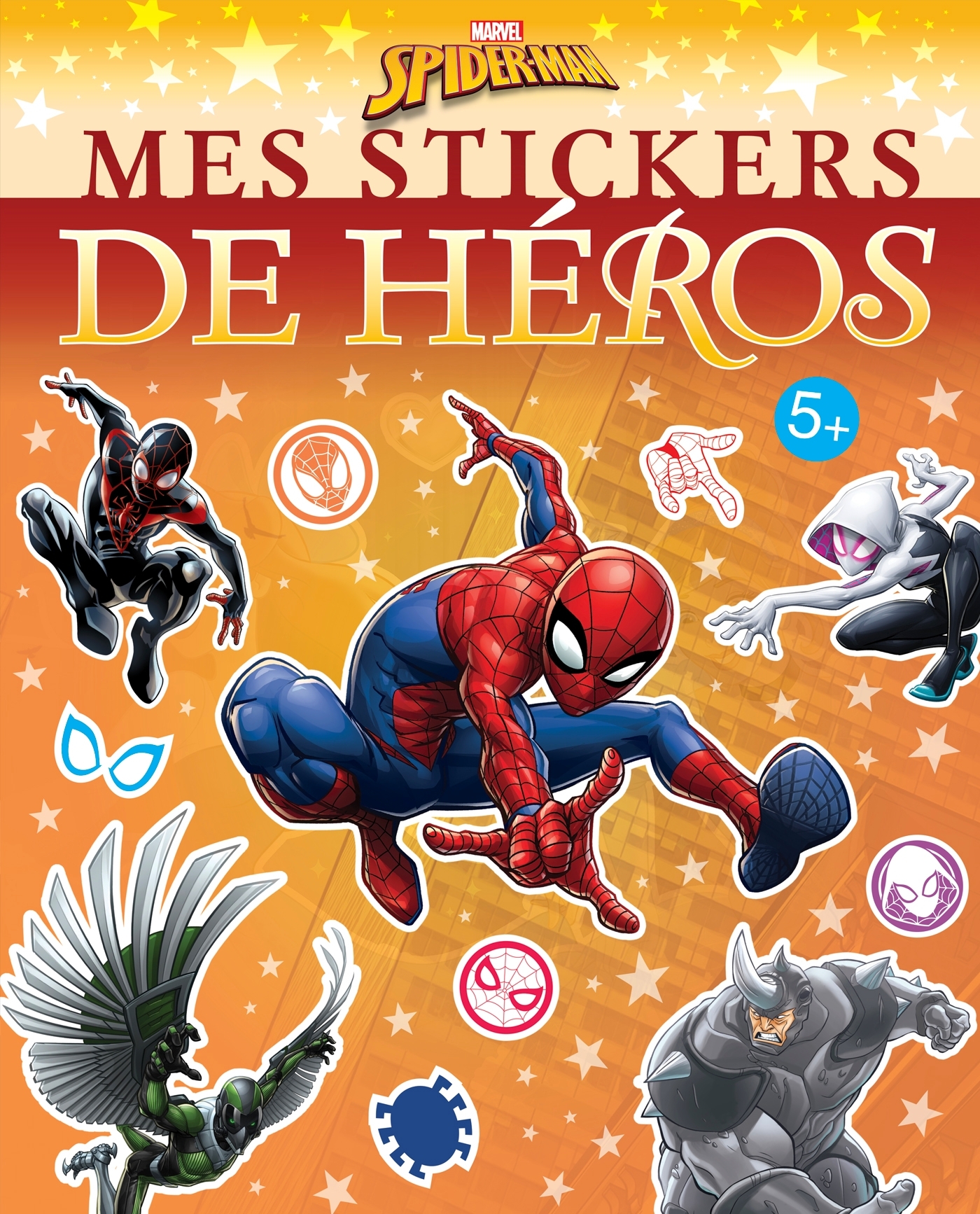 SPIDER-MAN - Mes Stickers de Héros - MARVEL - XXX - DISNEY HACHETTE