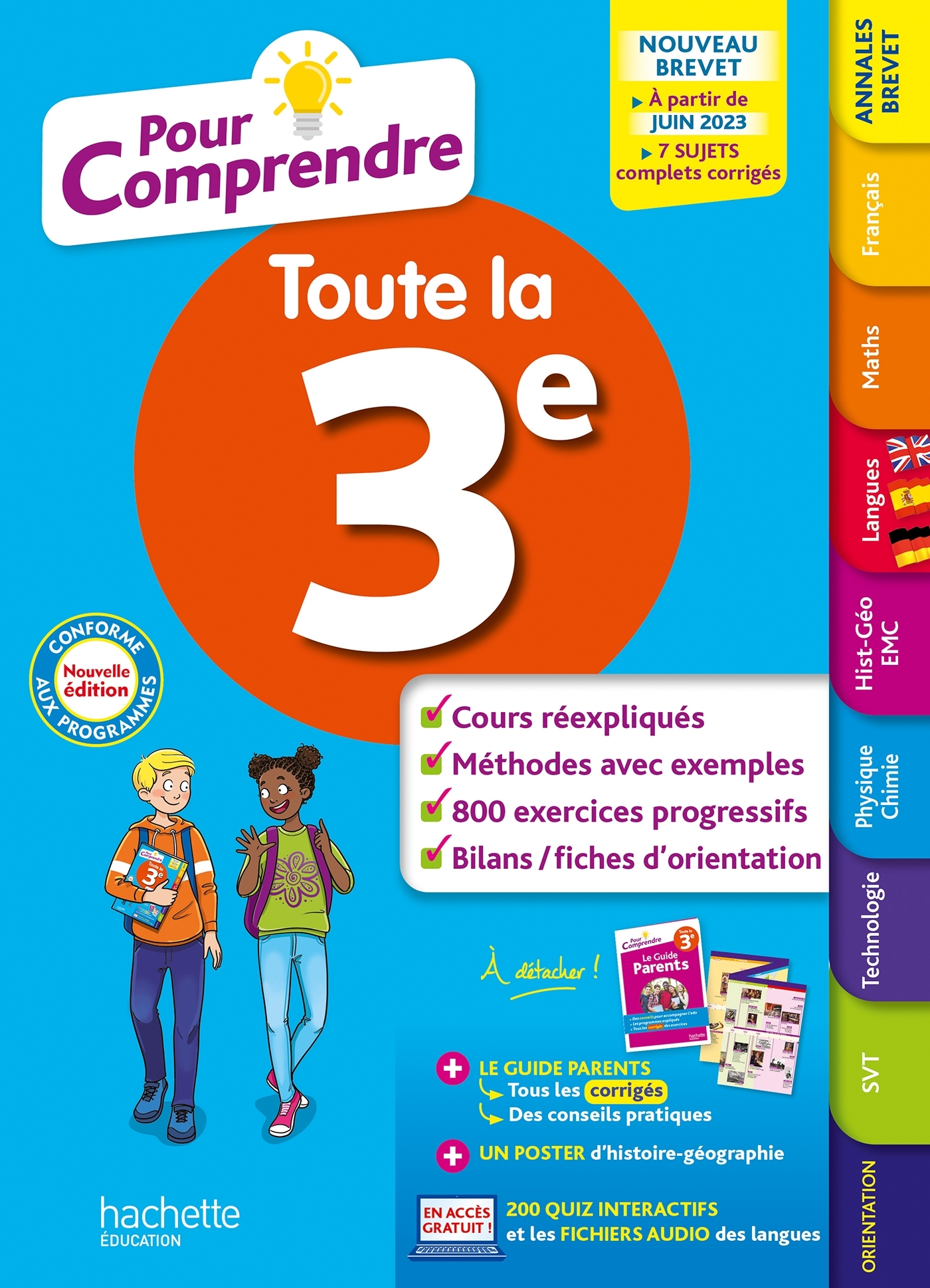 Pour Comprendre Toutes Les Matières 3E - Isabelle Lisle, Ulrike Jacqueroud, Christophe Saïsse, Sébastien Dessaint, Fabienne Ottevaere, Laurence Péchiné-Gautré, Brigitte Réauté, Michèle Laskar, Philippe Rousseau, Malorie Gorillot, Michèle Blanc, Dominique 