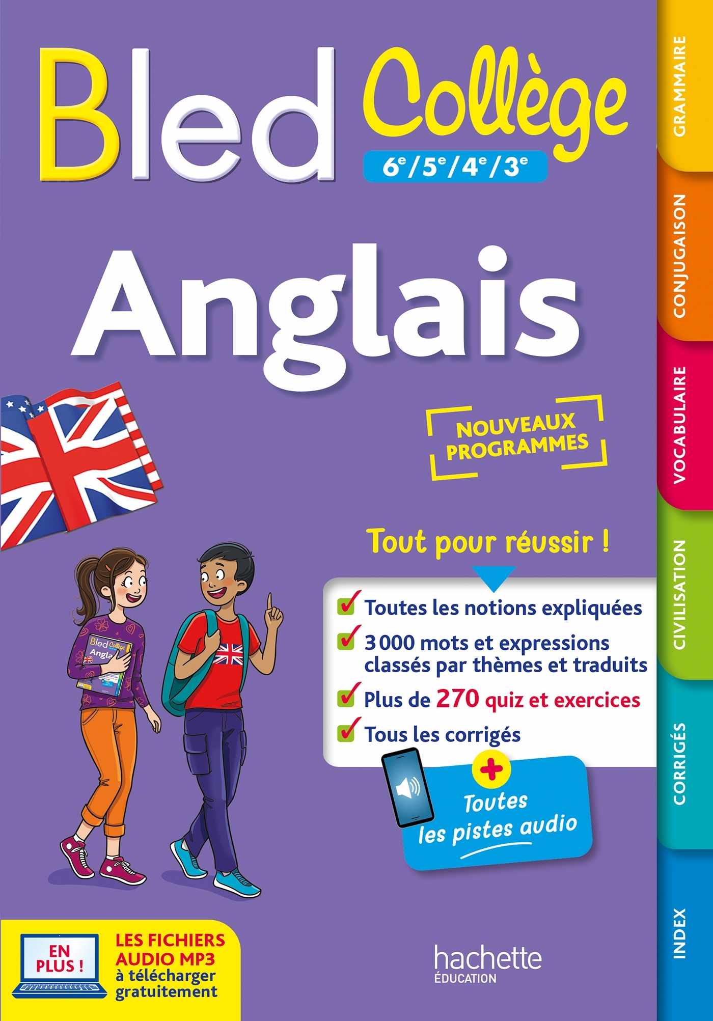 Bled Collège Anglais - Carole Bonnet, Bénédicte Simard, Christophe Poiré - HACHETTE EDUC