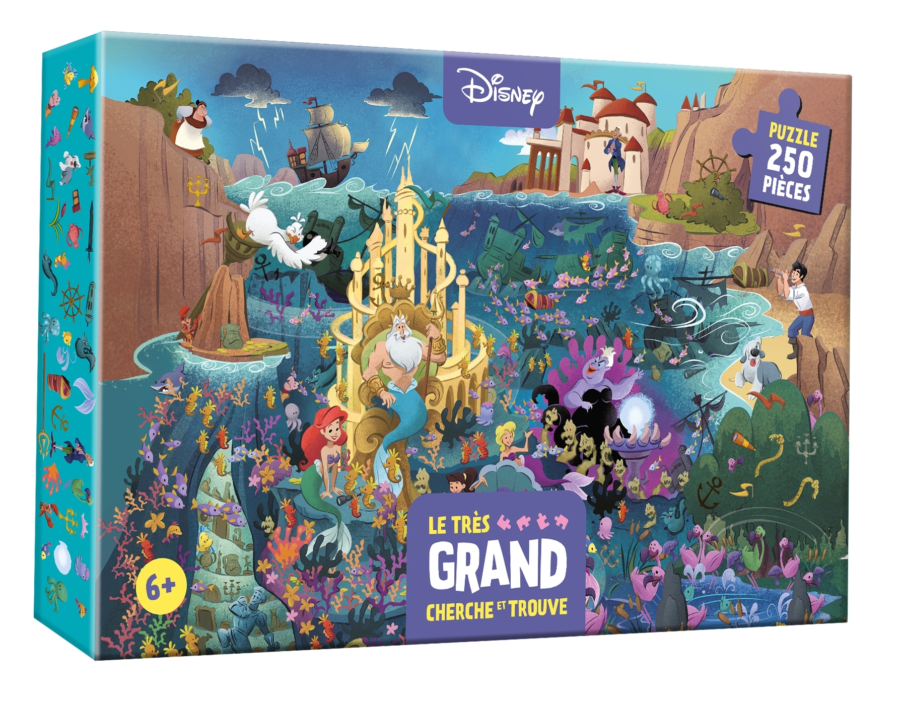 DISNEY - Coffret Le très grand Cherche et Trouve - Puzzle 250 pièces - XXX - DISNEY HACHETTE