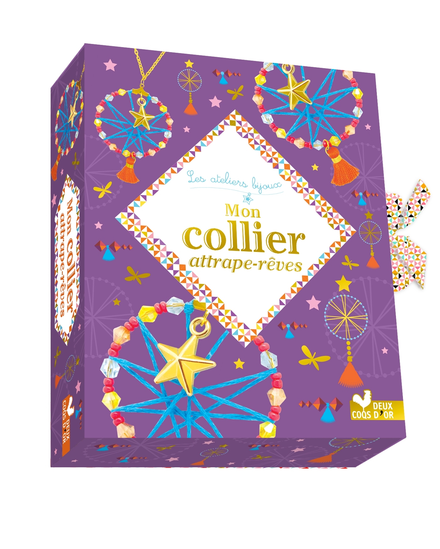 Mon collier attrape-rêves - mini coffret avec accessoires - Maevi Colomina - DEUX COQS D OR