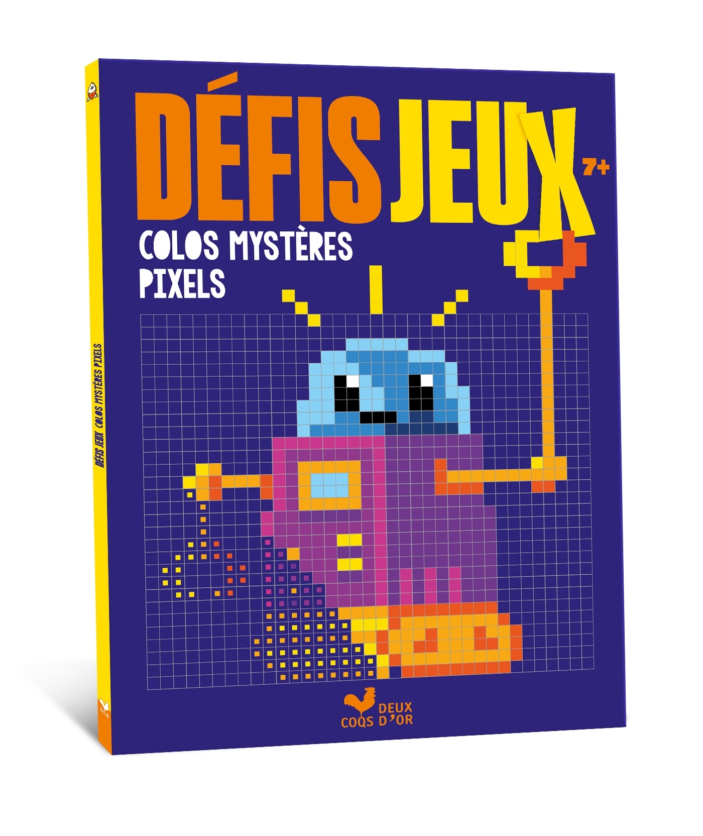 Défis jeux - Coloriages mystères pixels - Fred Kucia, Frédéric Kucia - DEUX COQS D OR