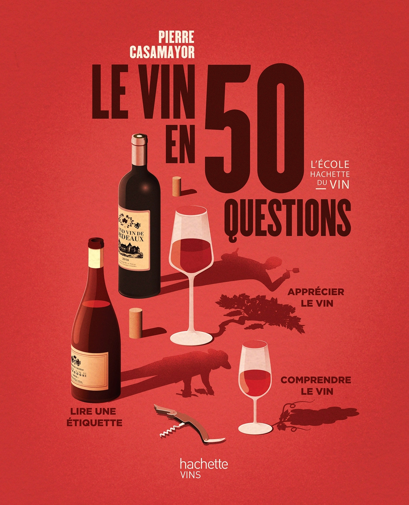 Le vin en 50 questions - Pierre Casamayor - HACHETTE PRAT