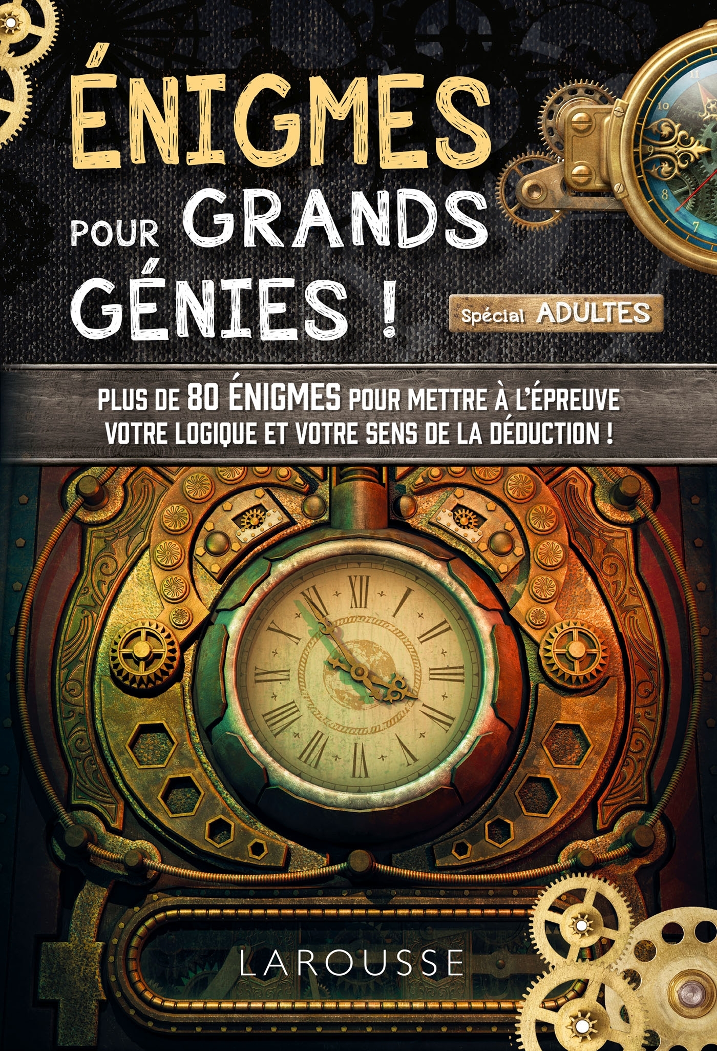 ENIGMES POUR GRANDS GÉNIES (ADULTES) - GUICHARD FLORENCE - LAROUSSE