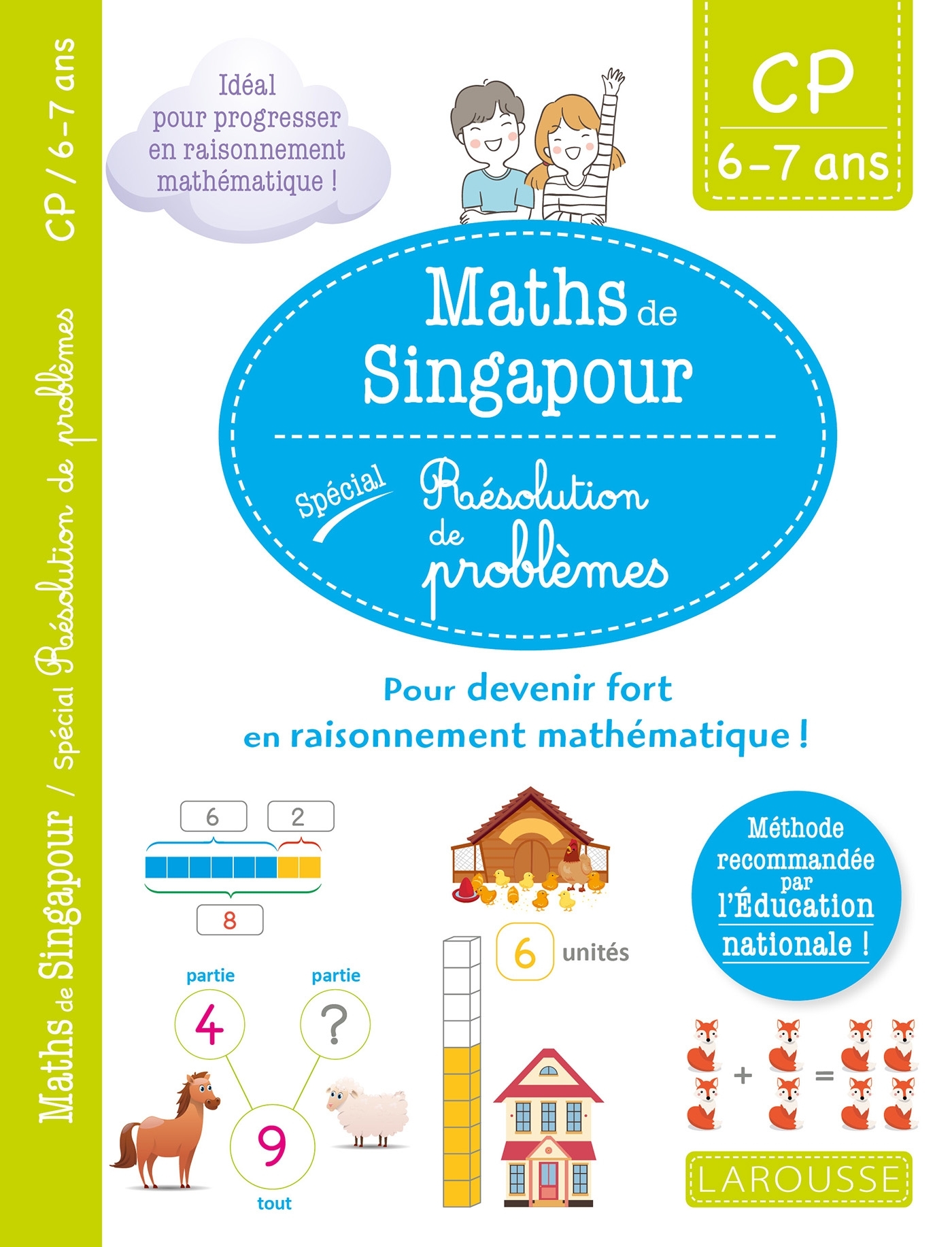 MON PETIT CAHIER DE MATHS - METHODE DE SINGAPOUR SPECIAL CP - URVOY DELPHINE - LAROUSSE