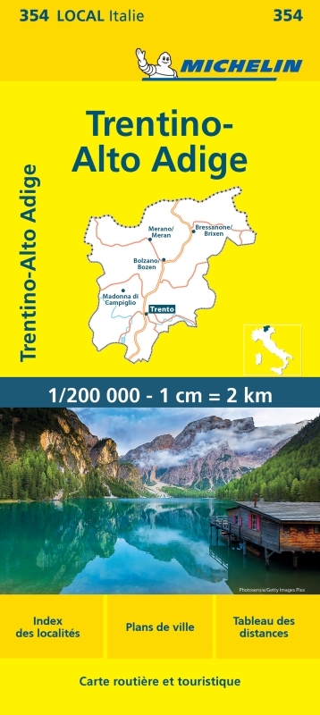 Carte Départementale Trentino-Alto Adige - XXX - MICHELIN