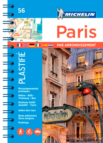 Plan Paris par arrondissements (Spirale - Plastifié) - XXX - MICHELIN