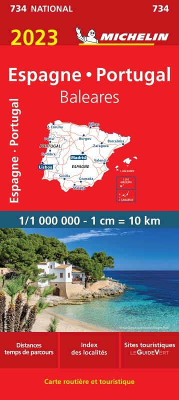 Carte Nationale Espagne, Portugal 2023 - XXX - MICHELIN