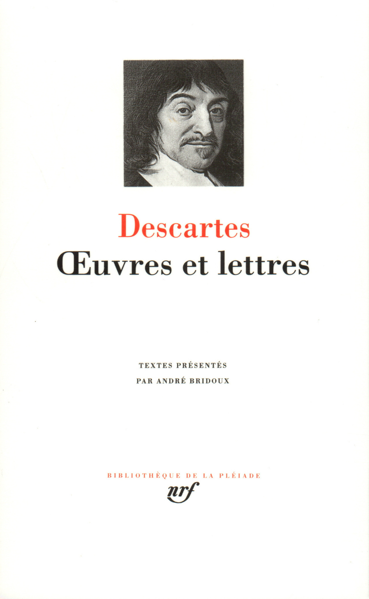 OEUVRES ET LETTRES - DESCARTES RENE - GALLIMARD