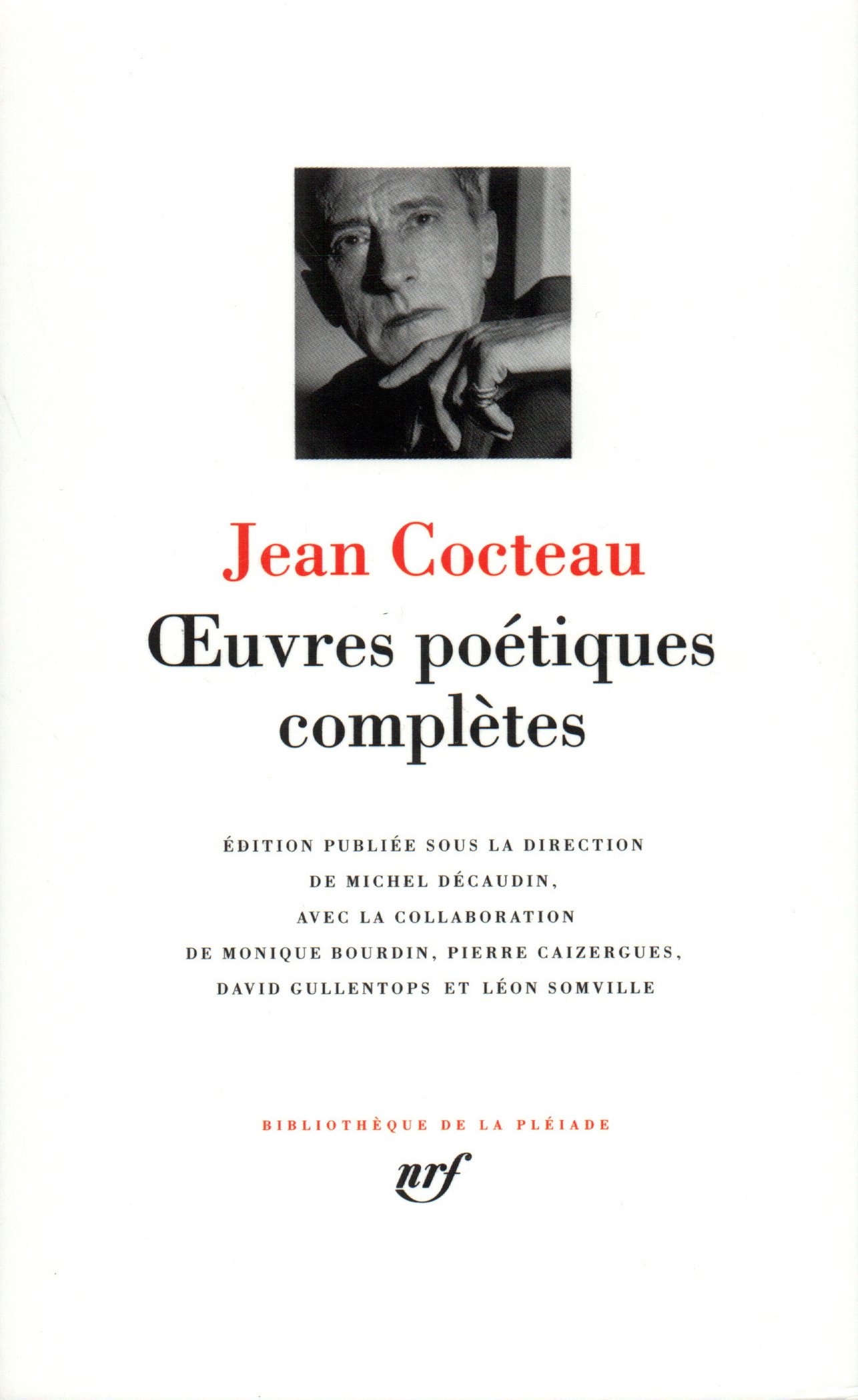 OEUVRES POETIQUES COMPLETES - COCTEAU JEAN - GALLIMARD