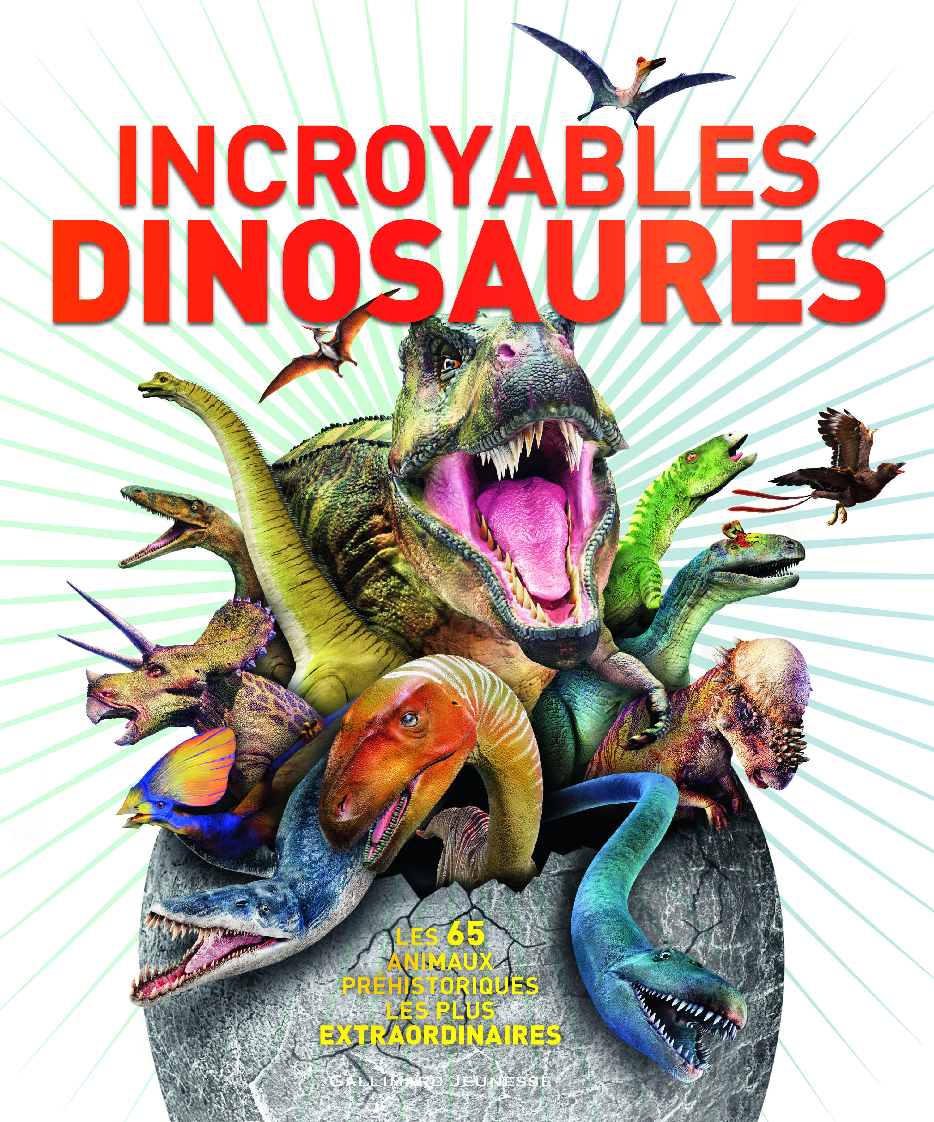 Incroyables dinosaures - John Wodward, Andrew Kerr, Peter Minister, Arran Lewis, Vlad Konstantinov, Peter Bull, Bruno Porlier - GALLIMARD JEUNE