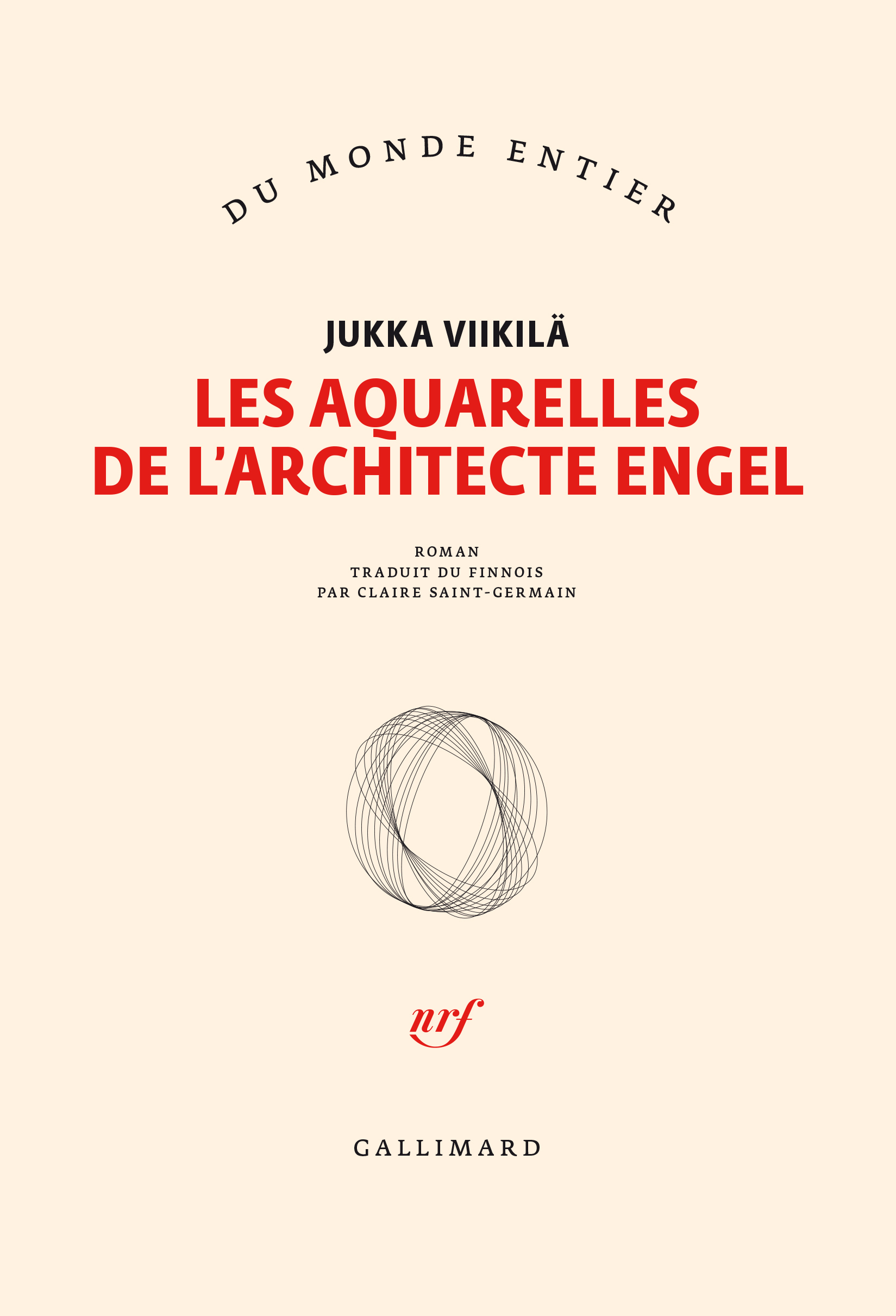 Les aquarelles de l'architecte Engel - Jukka Viikilä, Claire Saint-Germain - GALLIMARD