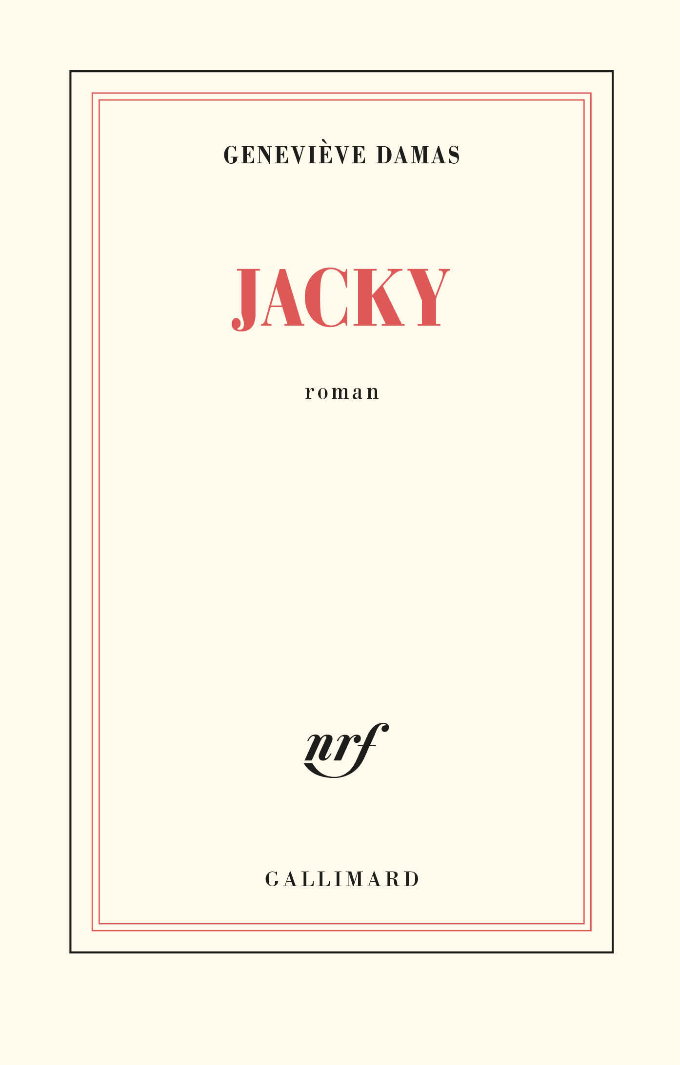 Jacky - Geneviève Damas - GALLIMARD