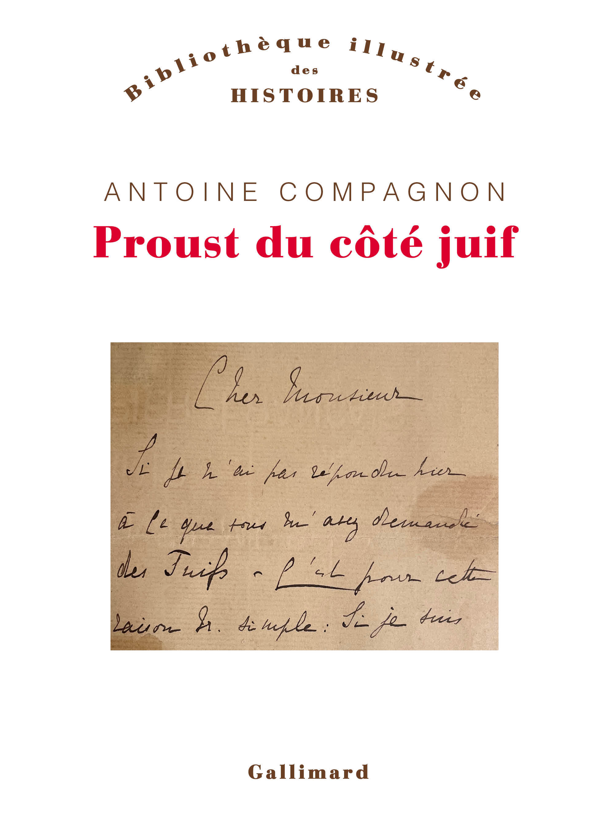 Proust du côté juif - Antoine Compagnon - GALLIMARD